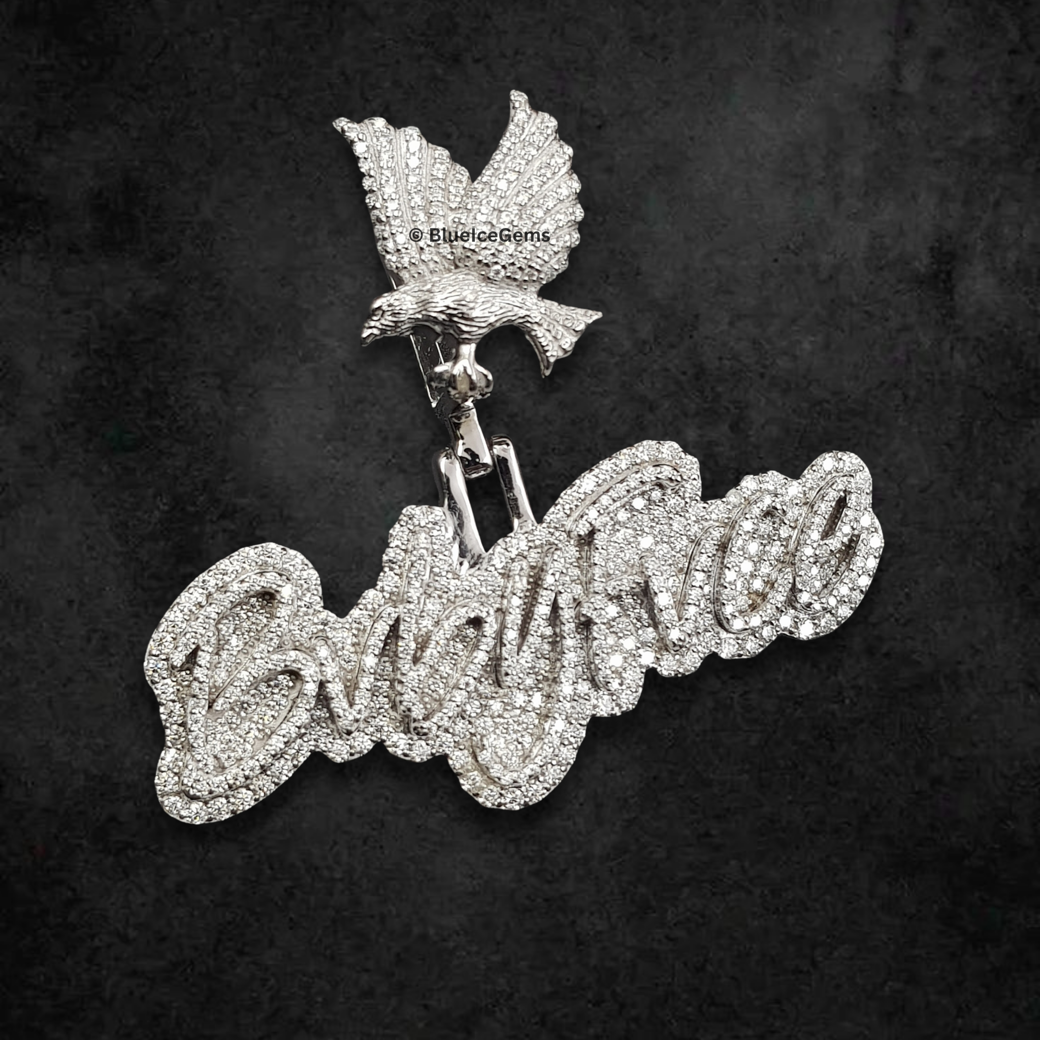 The "Baby Face" Diamond Dove Pendant