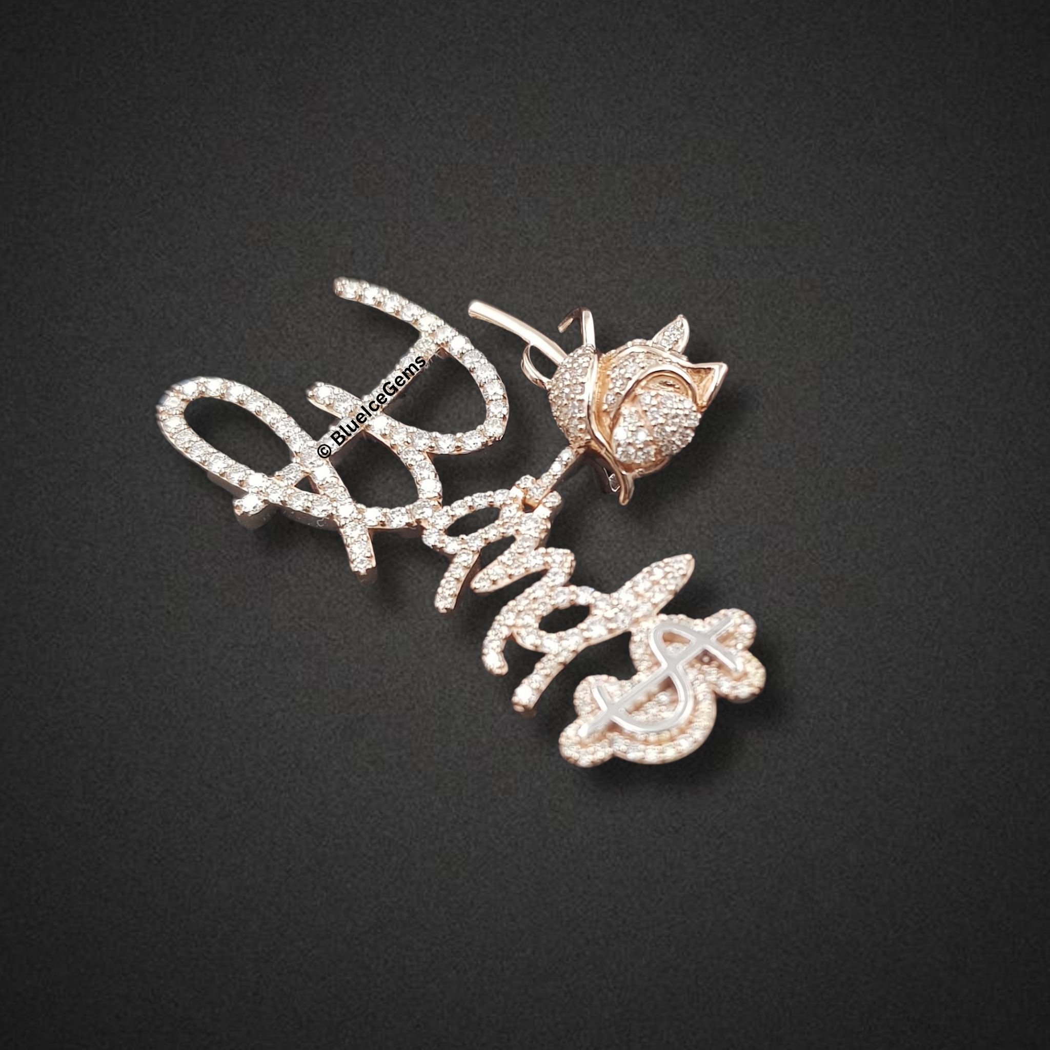 The "Band$" Diamond Pendant