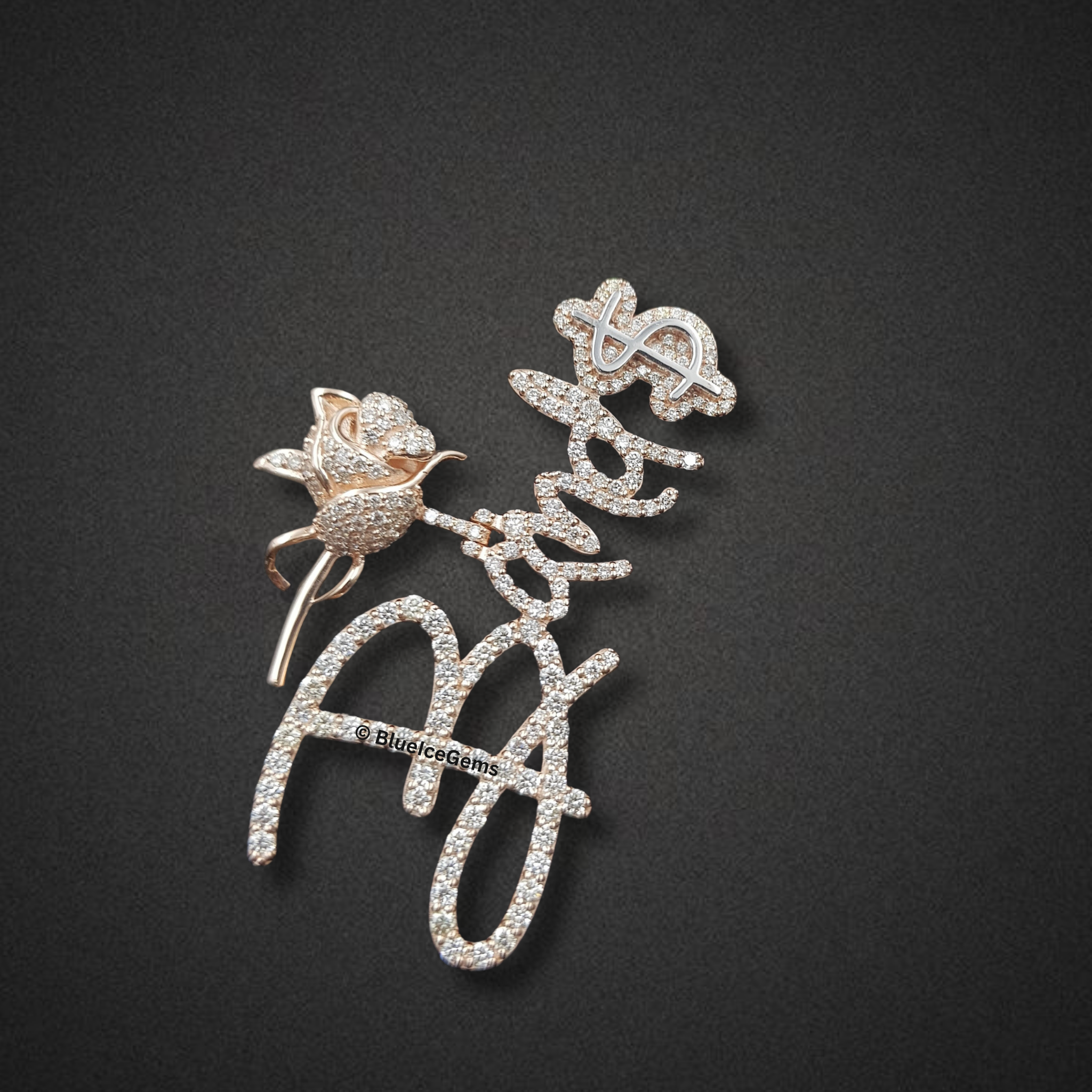 The "Band$" Diamond Pendant