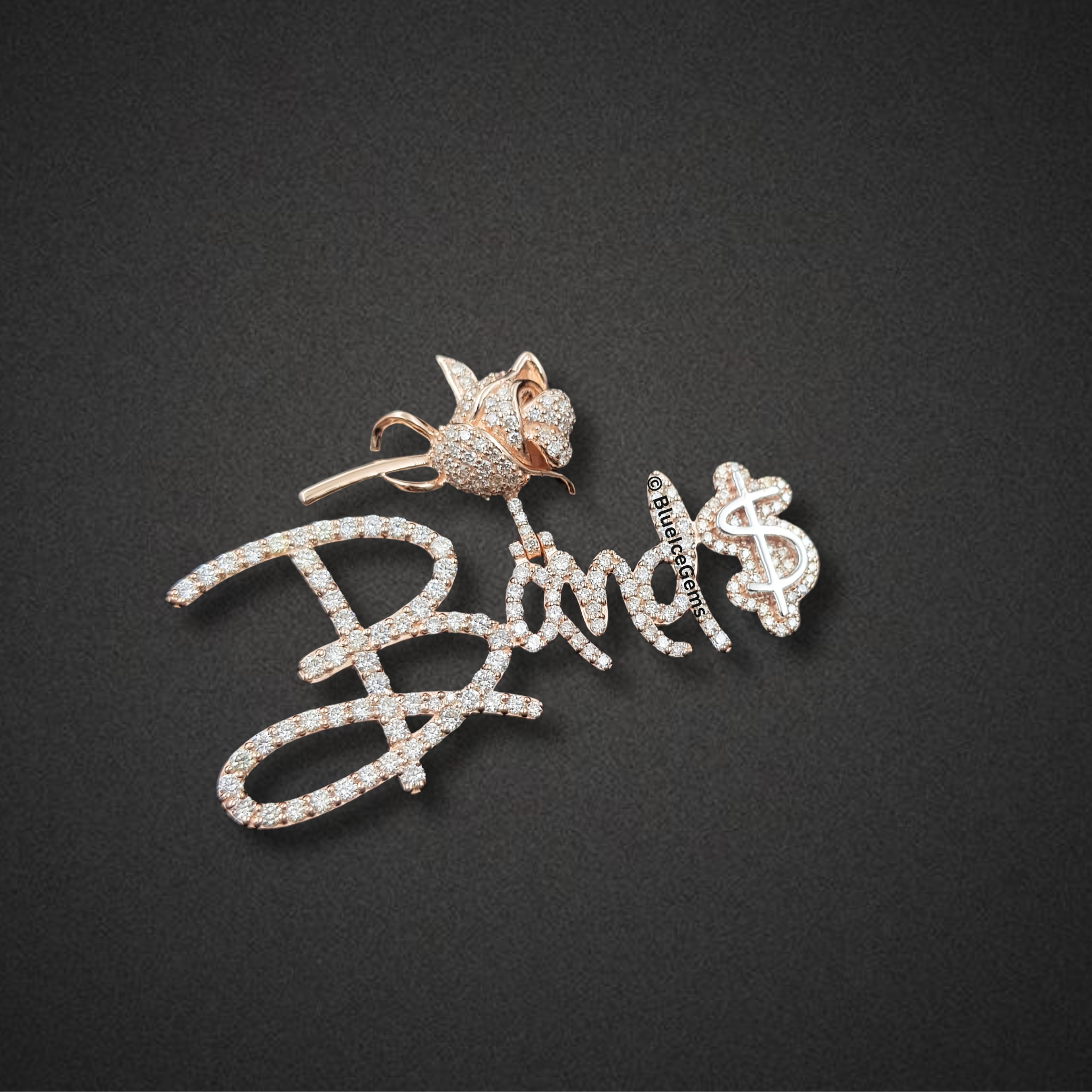 The "Band$" Diamond Pendant