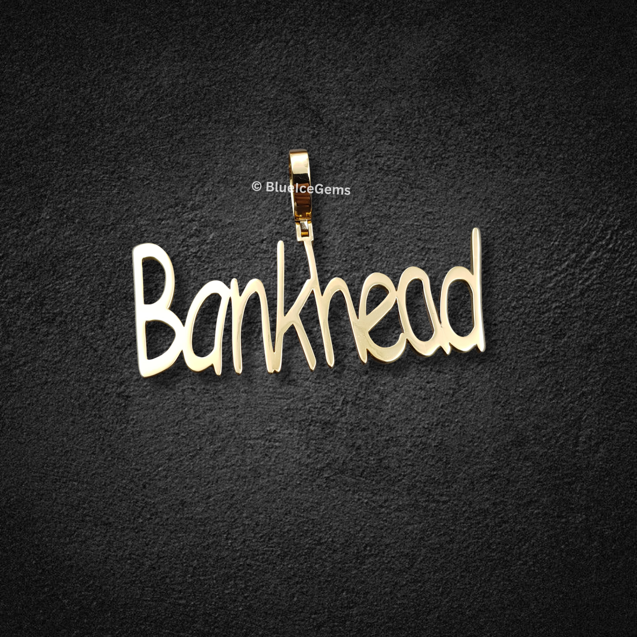 The "Bankhead" Signature Gold Pendant