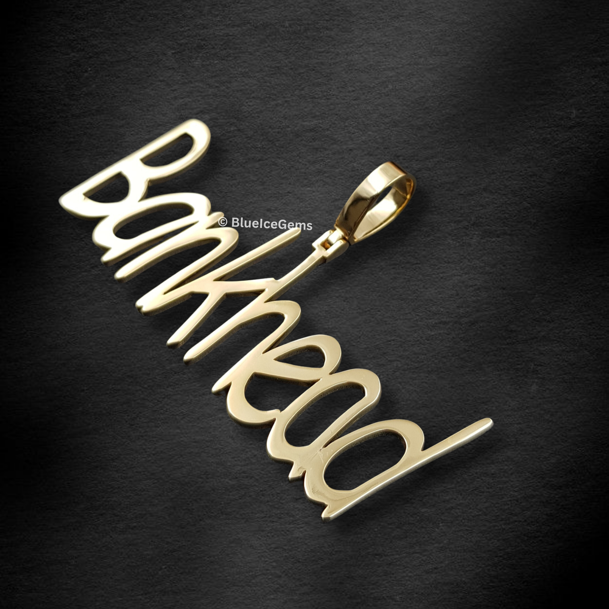 The "Bankhead" Signature Gold Pendant