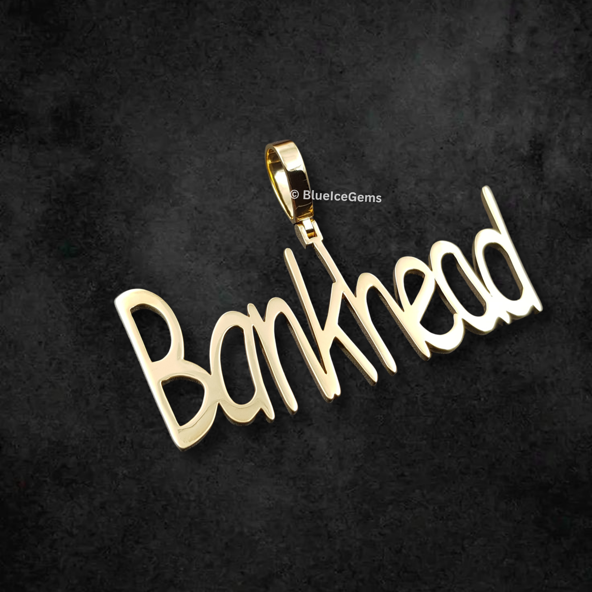 The "Bankhead" Signature Gold Pendant