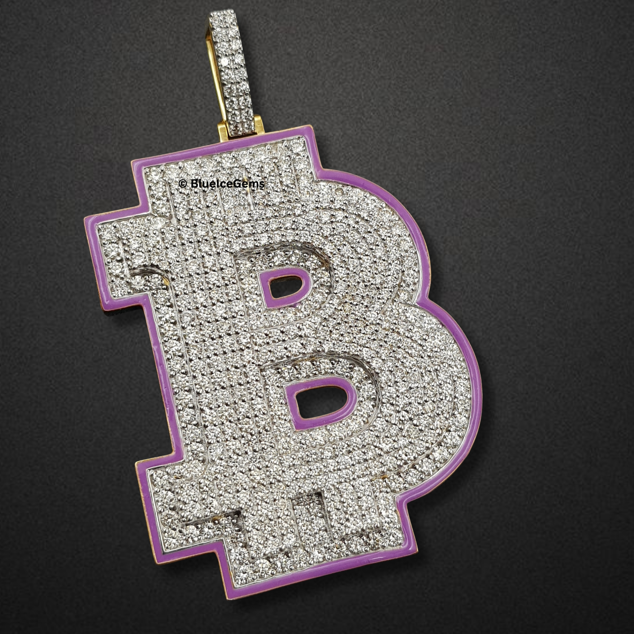 The "Bitcoin Billionaire" Diamond Pendant