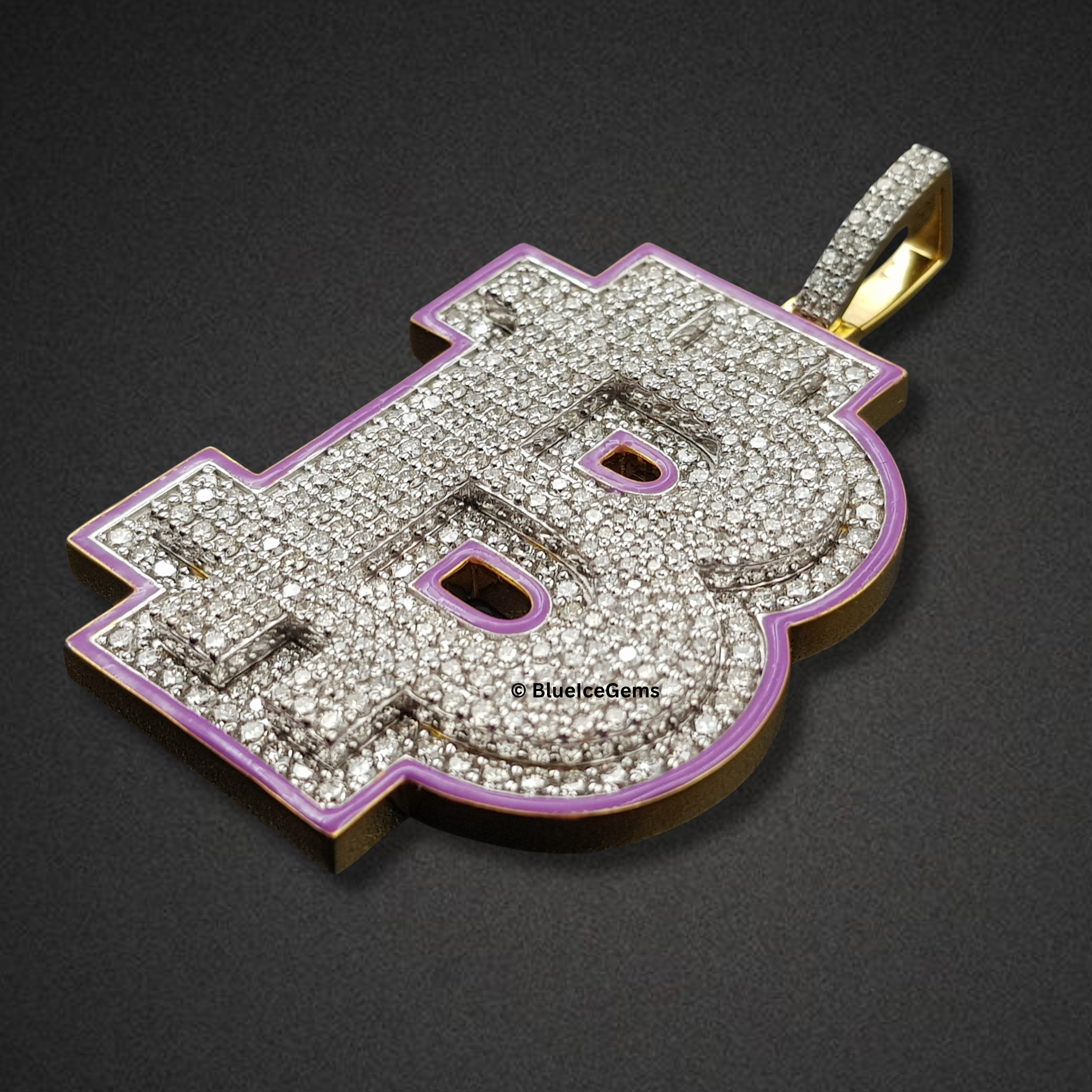 The "Bitcoin Billionaire" Diamond Pendant