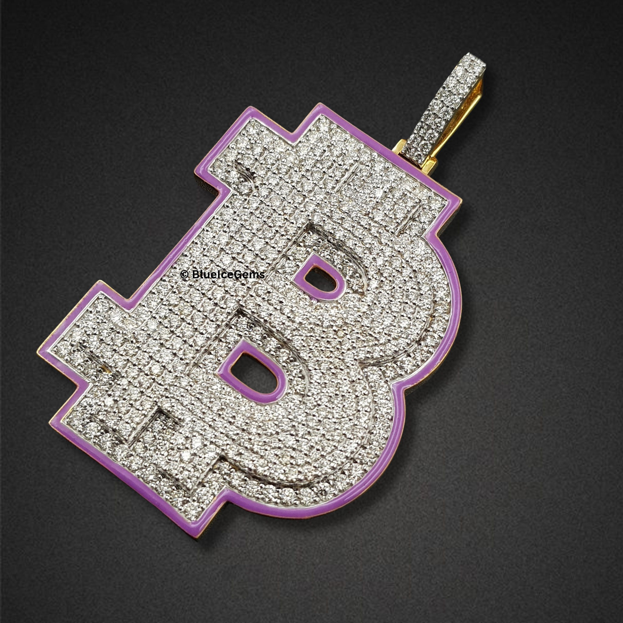 The "Bitcoin Billionaire" Diamond Pendant