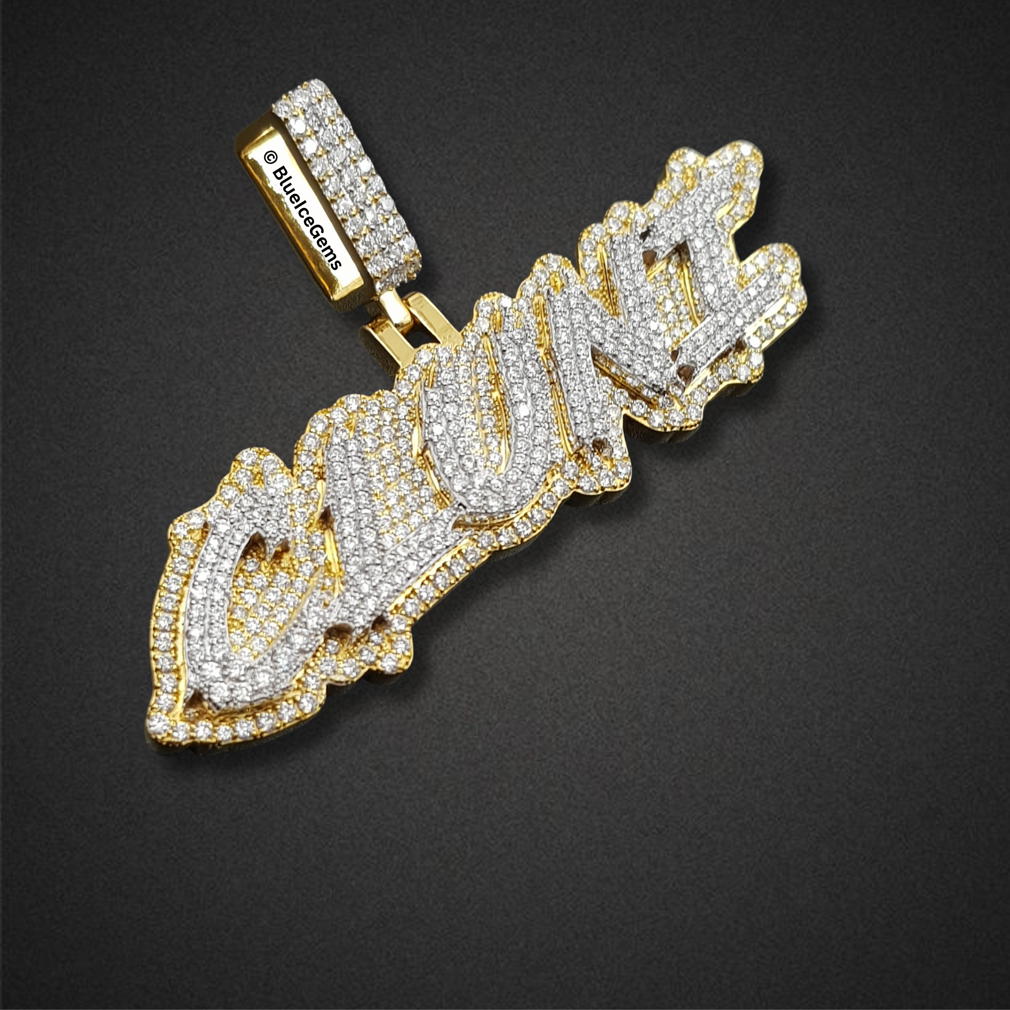 The "CLONI" Diamond Drip Pendant