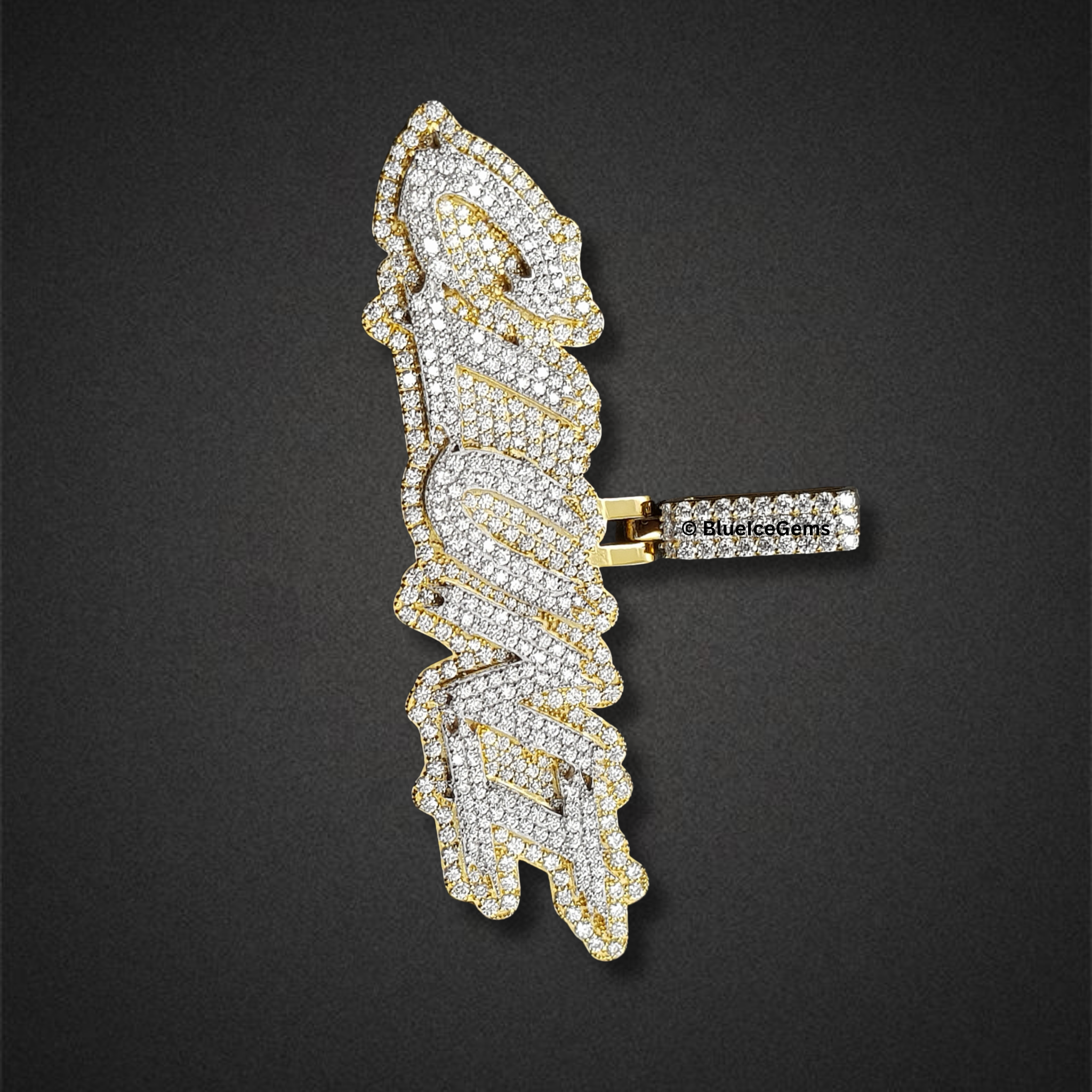 The "CLONI" Diamond Drip Pendant