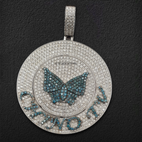 The "Chino" Diamond Butterfly Medallion Pendant