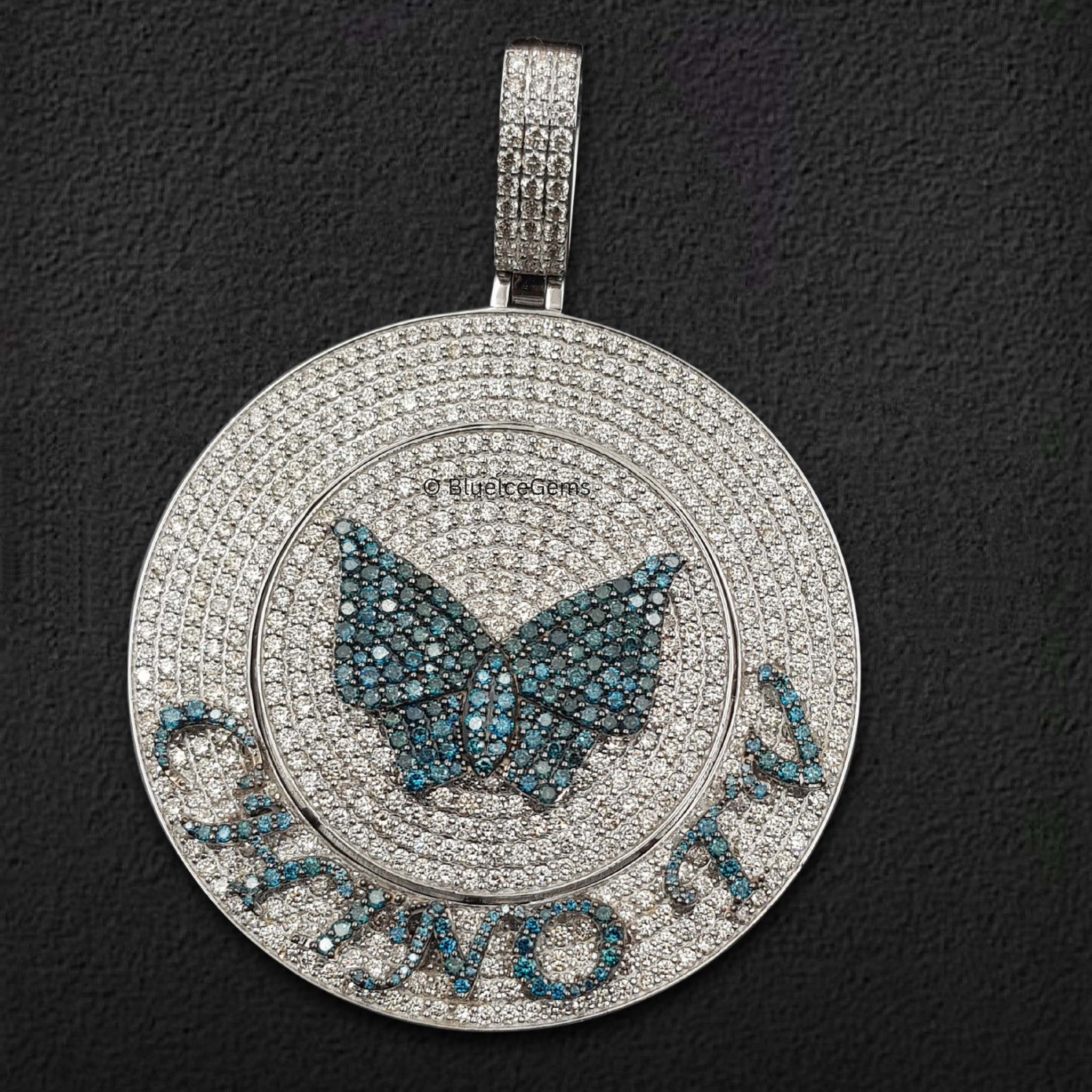 The "Chino" Diamond Butterfly Medallion Pendant
