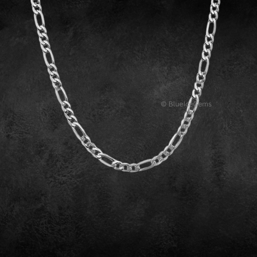 The "Classic Figaro" Silver Chain