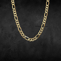The "Classic Figaro" Solid Gold Chain