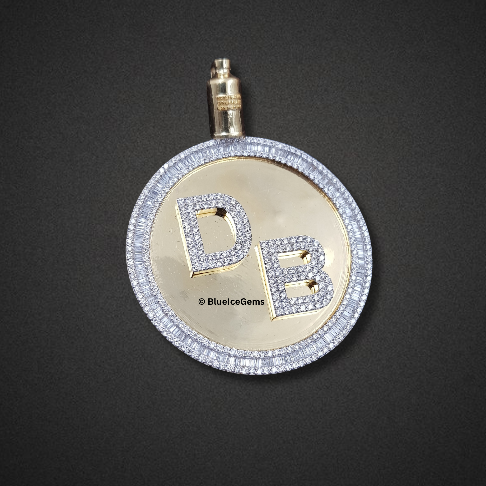The "DB" Prestige Diamond Medallion Pendant
