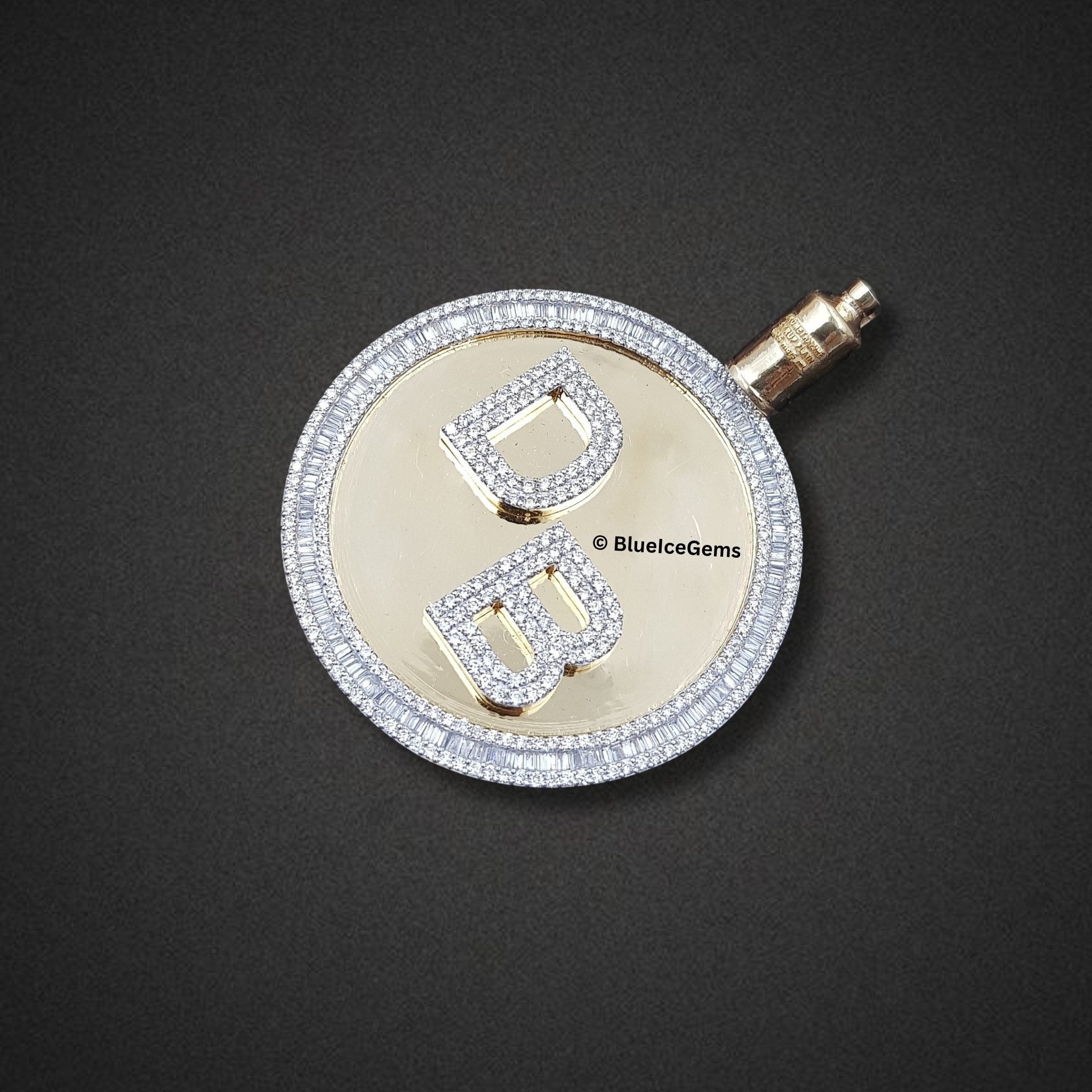 The "DB" Prestige Diamond Medallion Pendant