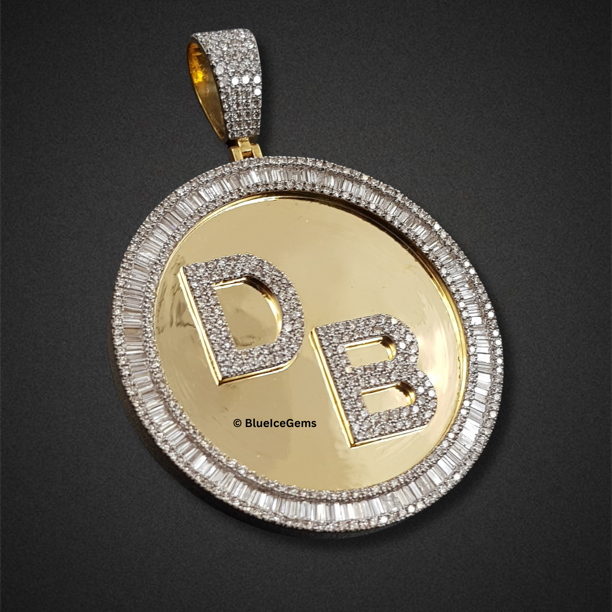 The "DB" Royal Diamond Medallion Pendant