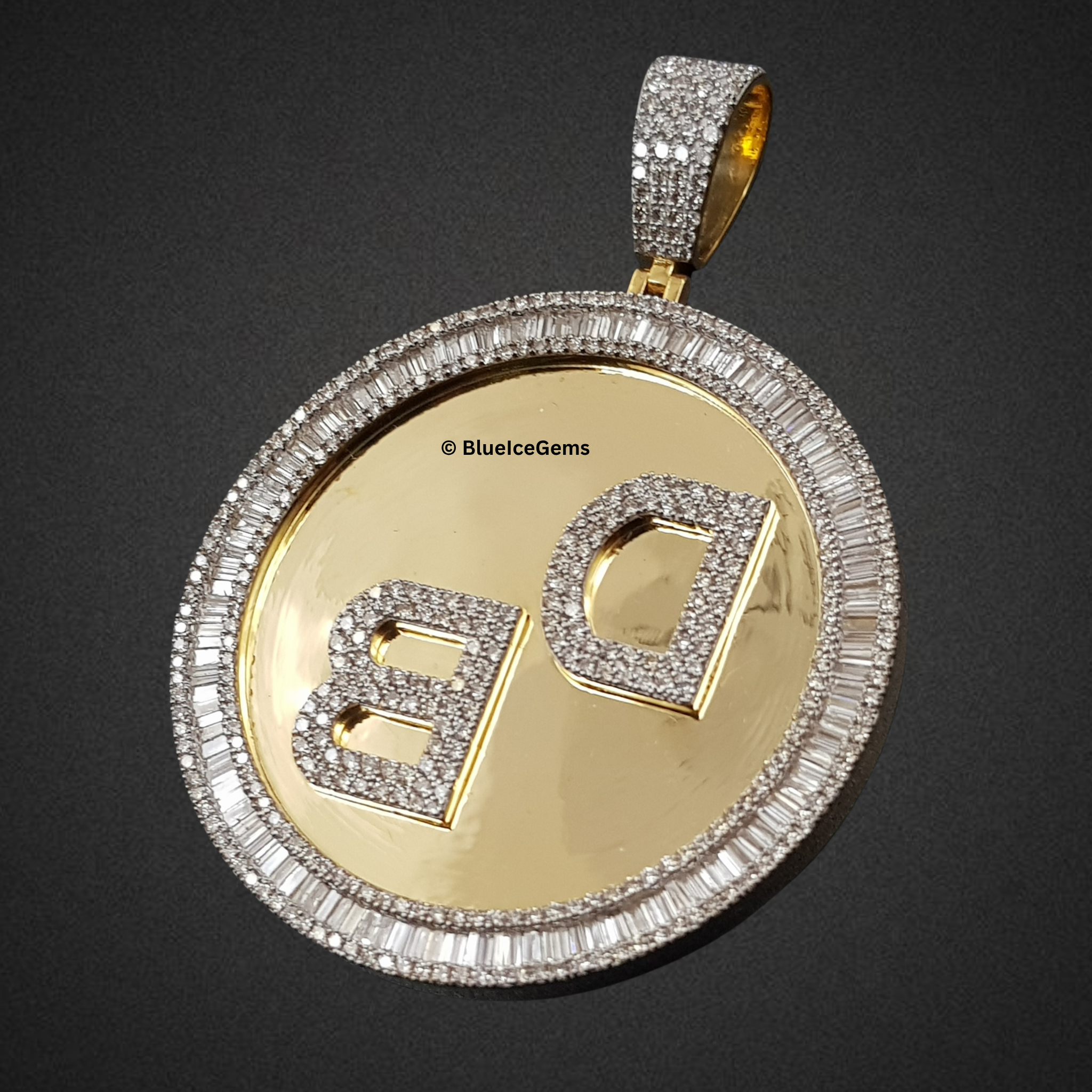 The "DB" Royal Diamond Medallion Pendant