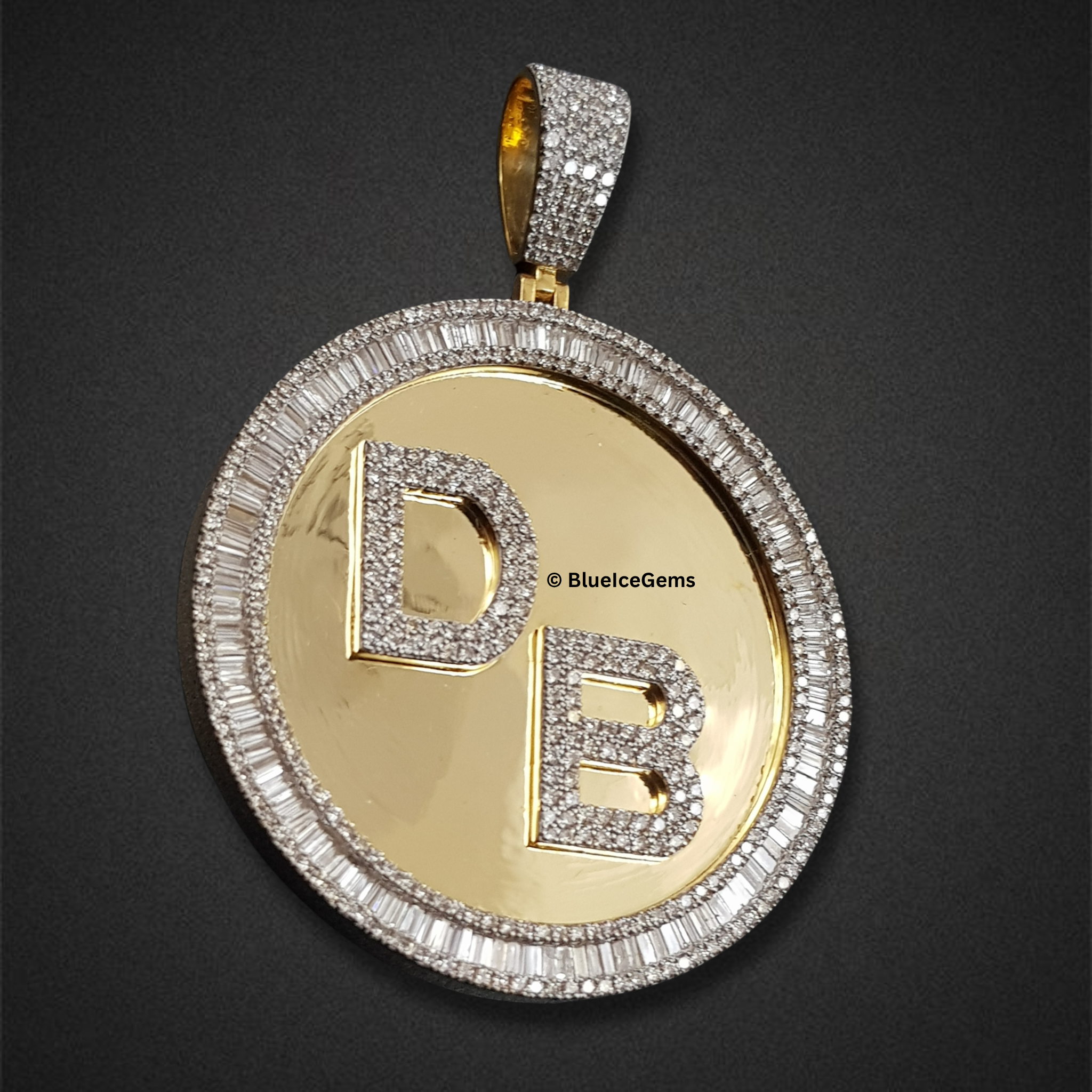 The "DB" Royal Diamond Medallion Pendant