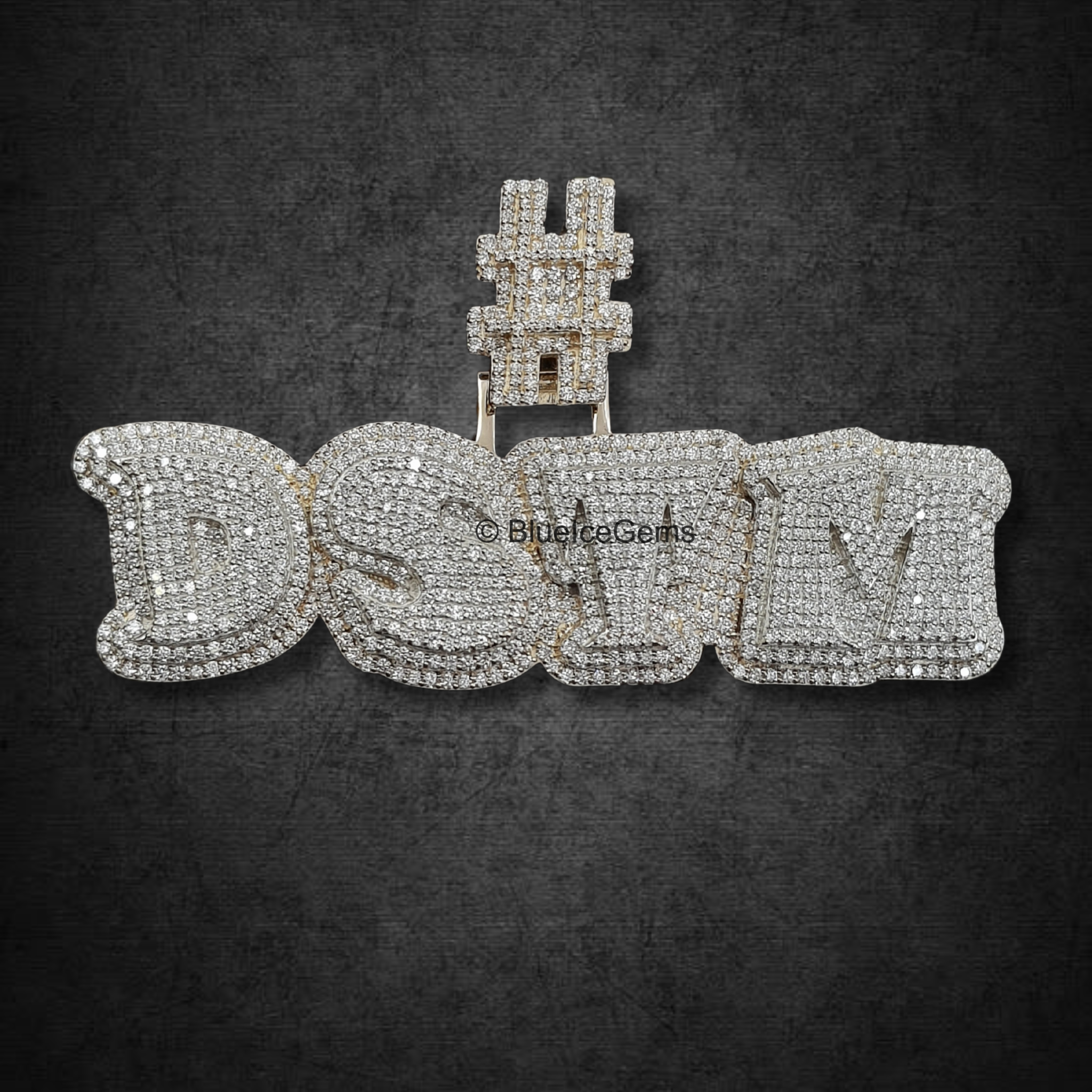 The "DSTM" Diamond Tag Pendant