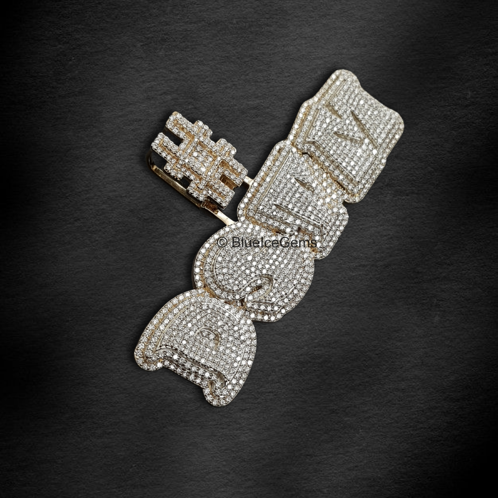 The "DSTM" Diamond Tag Pendant