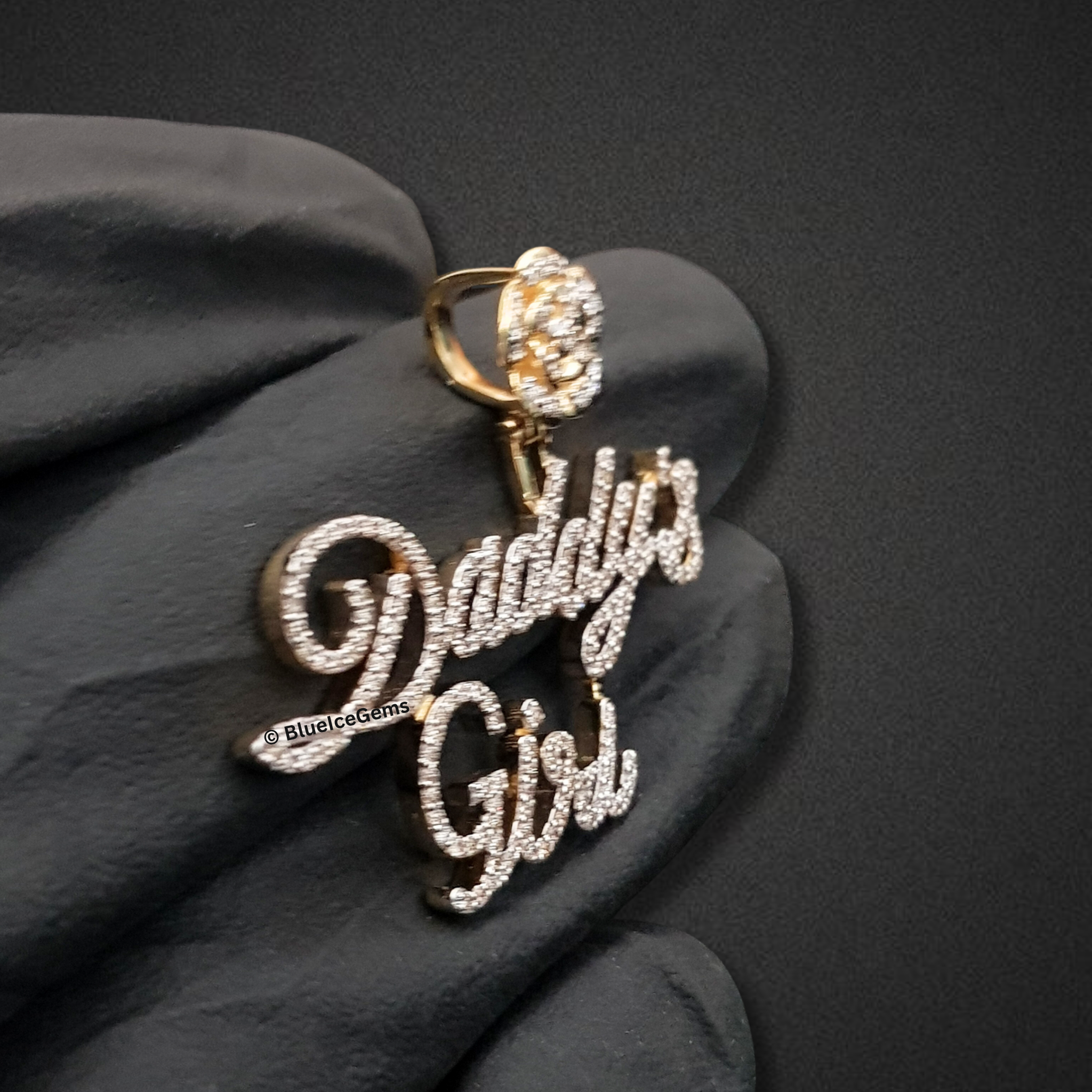 The "Daddy's Girl" Diamond Rose Pendant