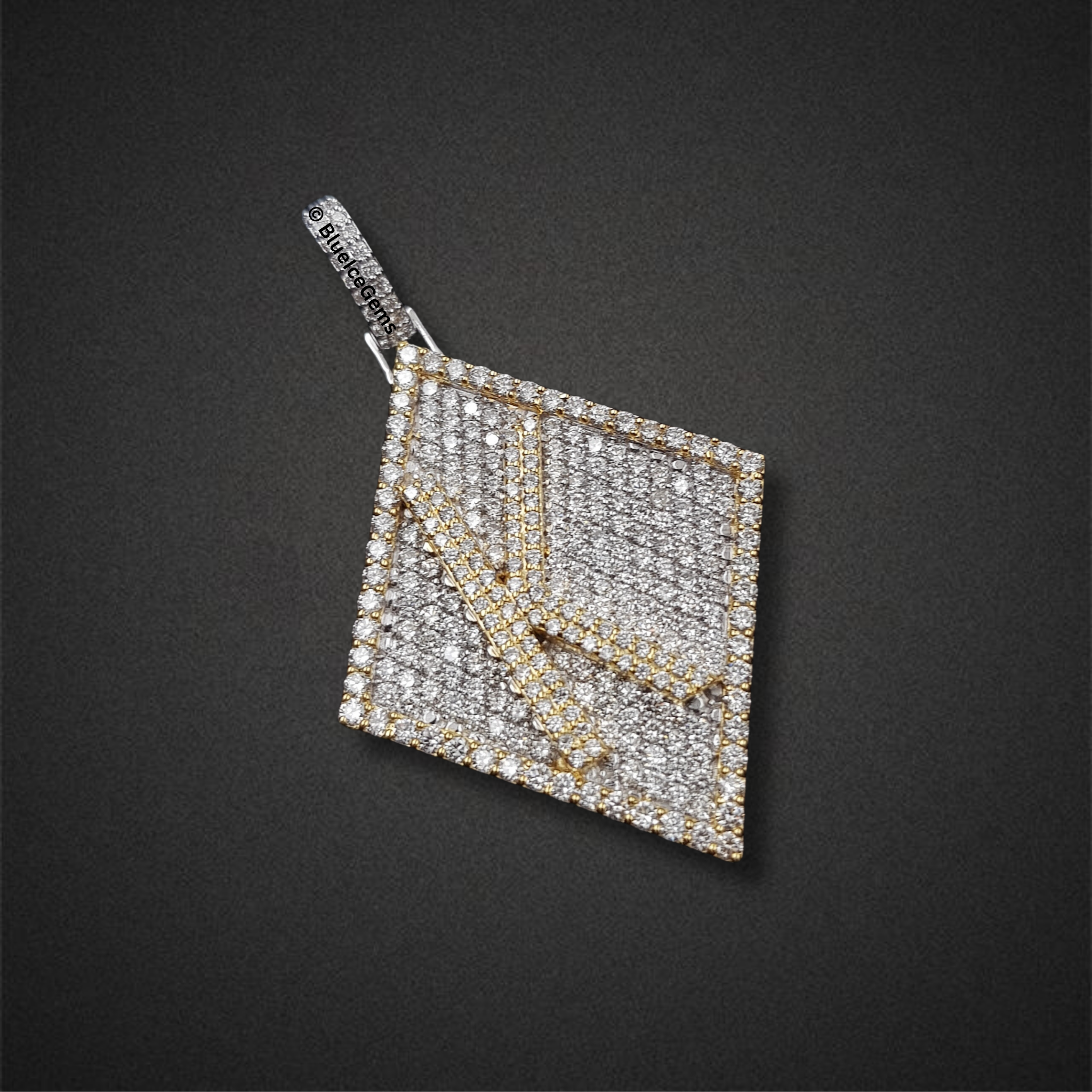 The "Diamond Envelope" Statement Pendant
