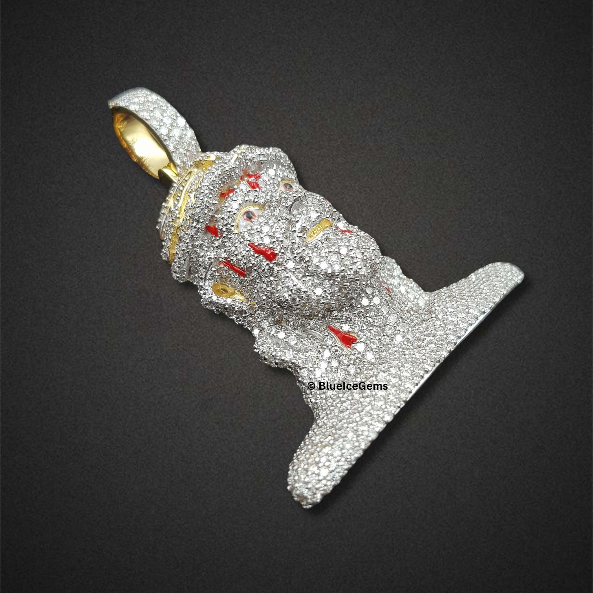 The "Diamond Martyr" Bust Pendant
