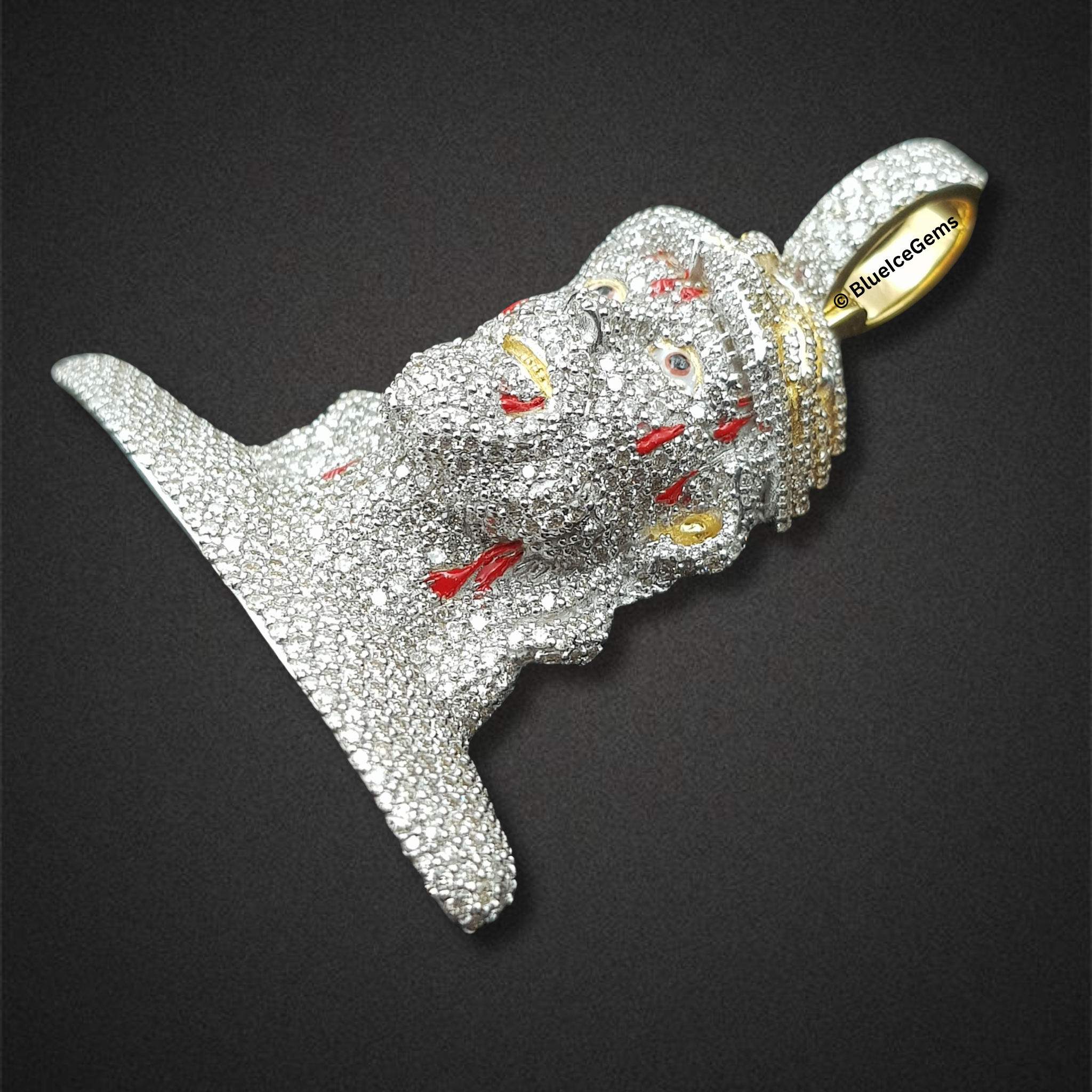 The "Diamond Martyr" Bust Pendant