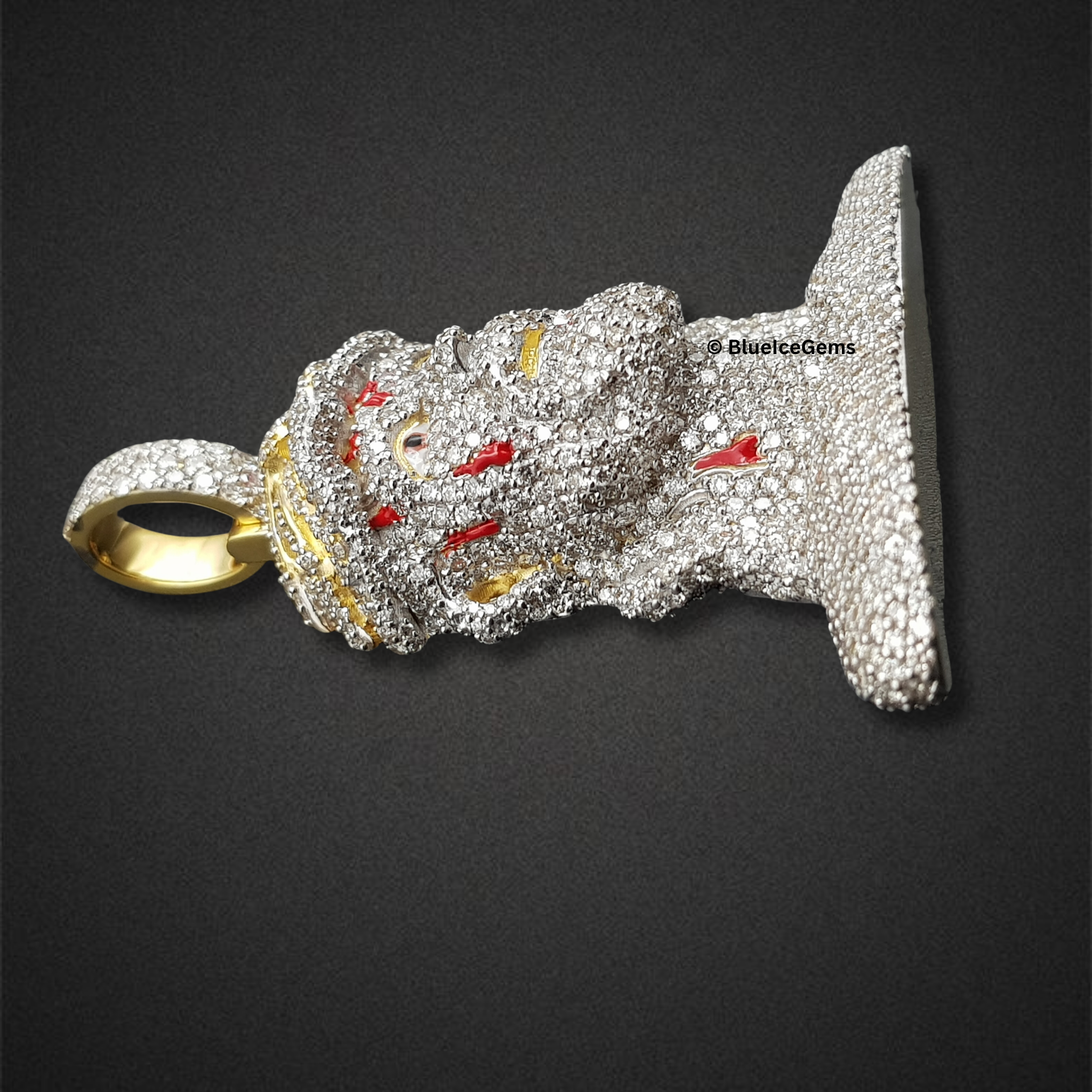 The "Diamond Martyr" Bust Pendant