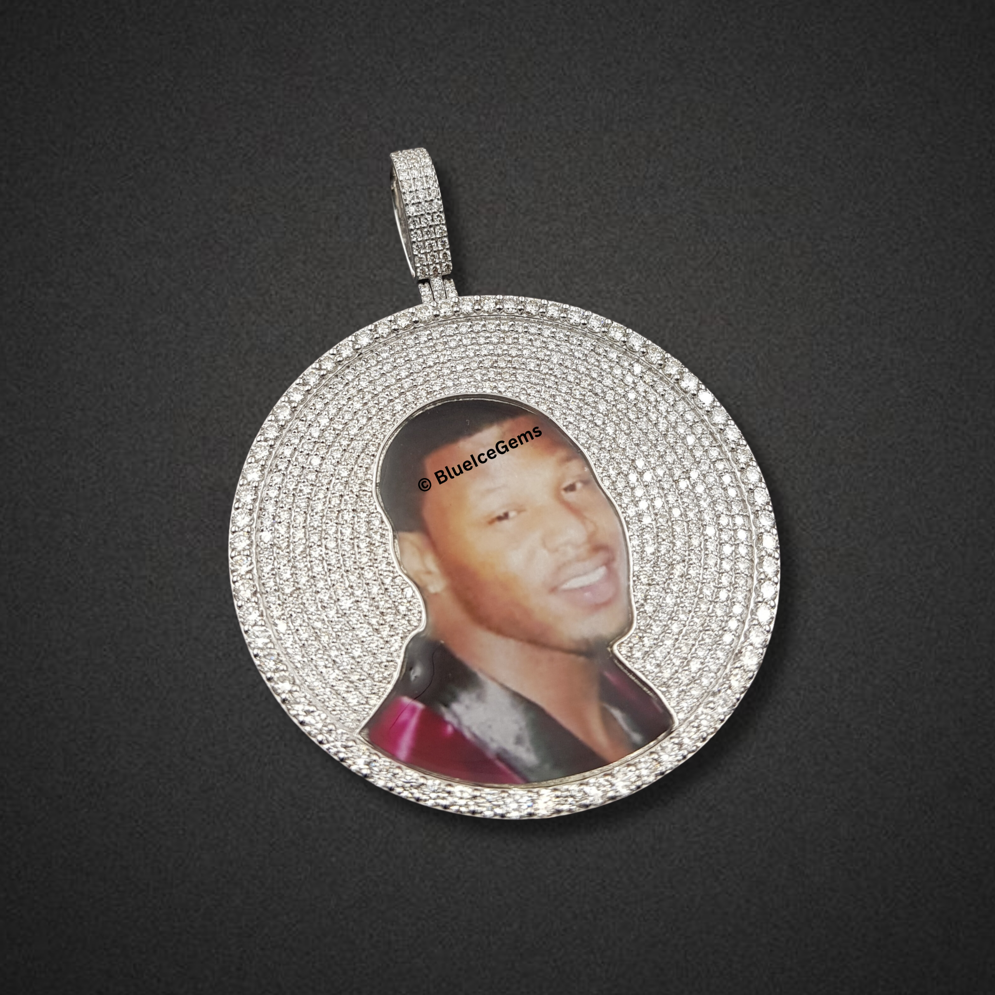 The "Diamond Tribute" Custom Photo Pendant