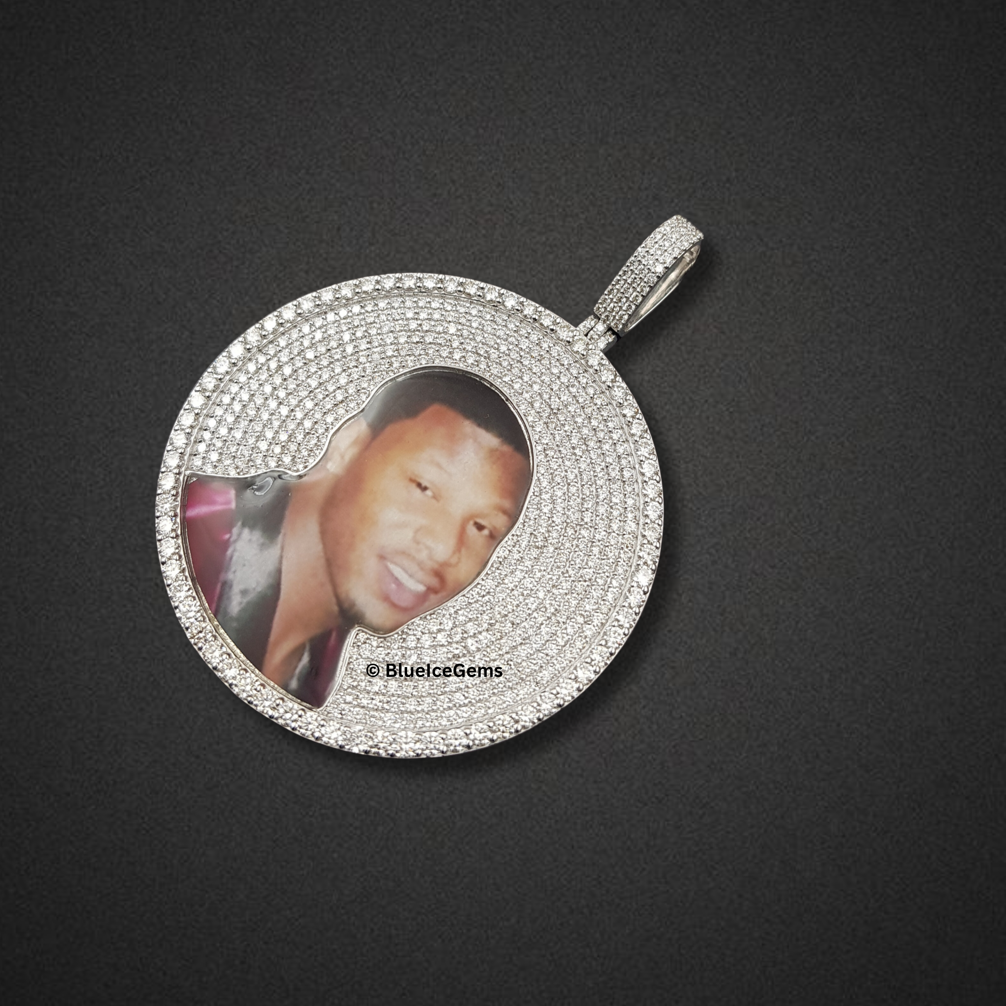 The "Diamond Tribute" Custom Photo Pendant