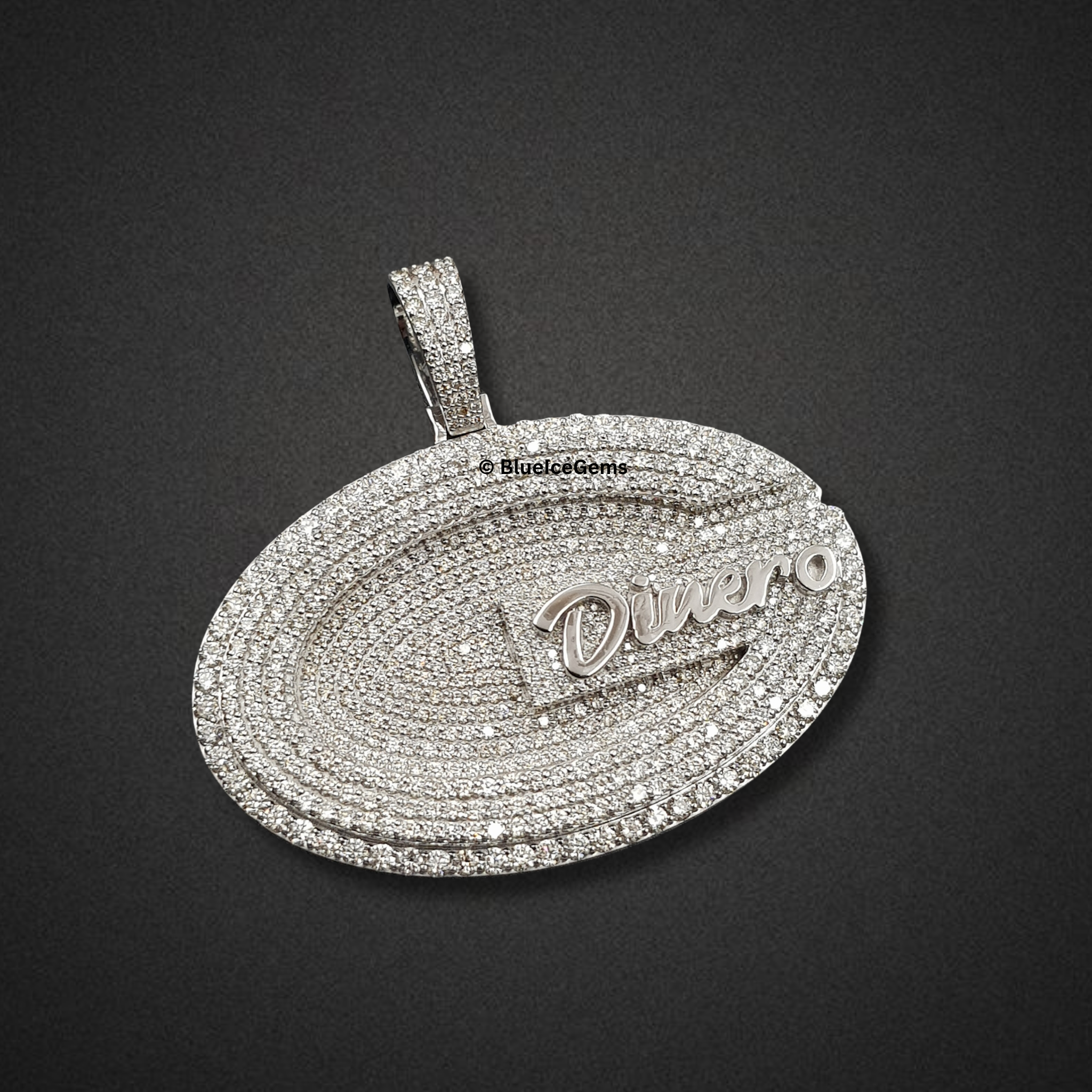 The "Dinero" Diamond Football Pendant
