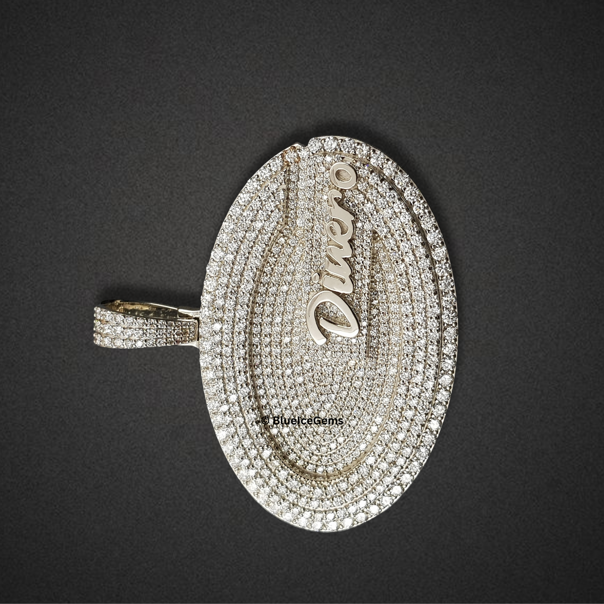 The "Dinero" Diamond Football Pendant