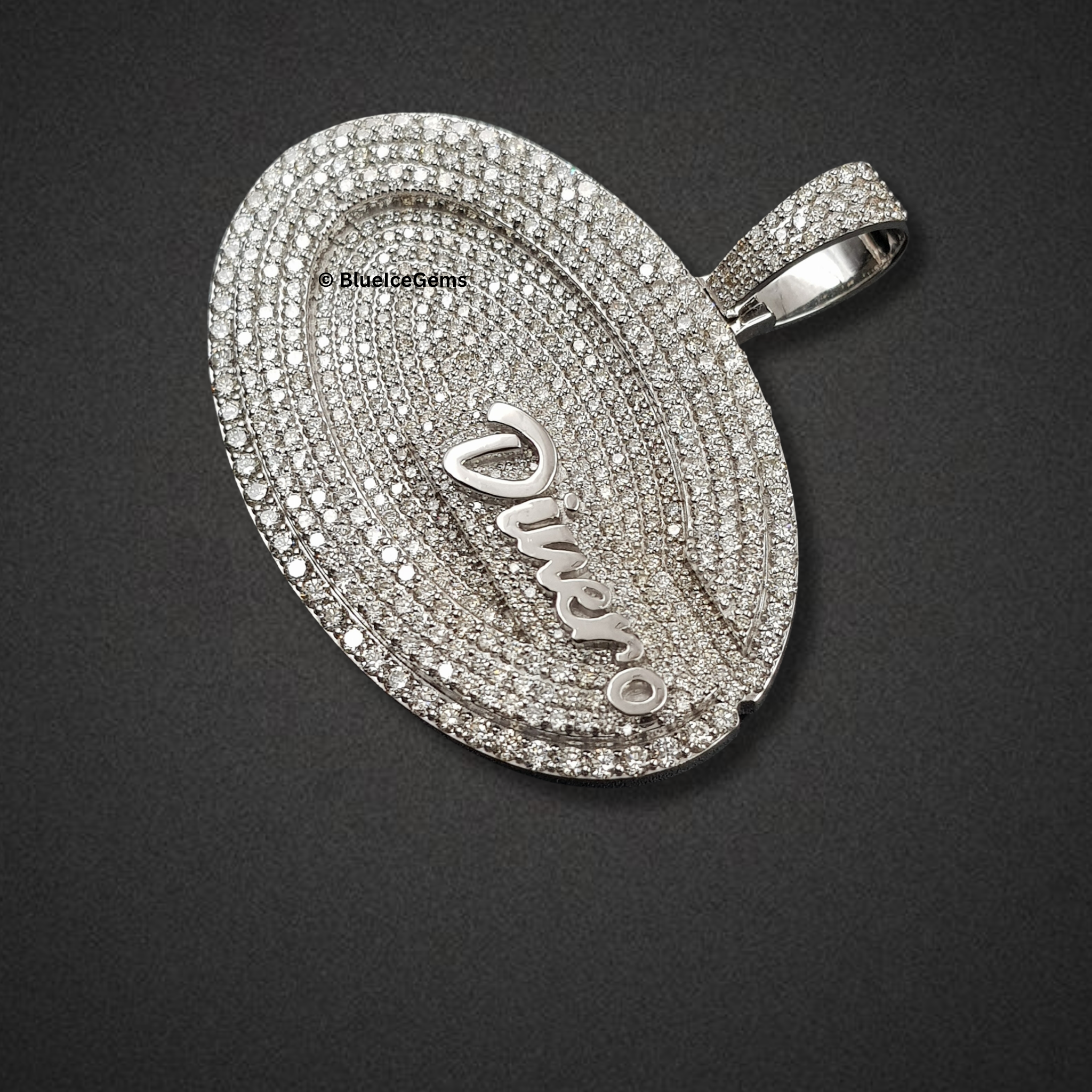The "Dinero" Diamond Football Pendant