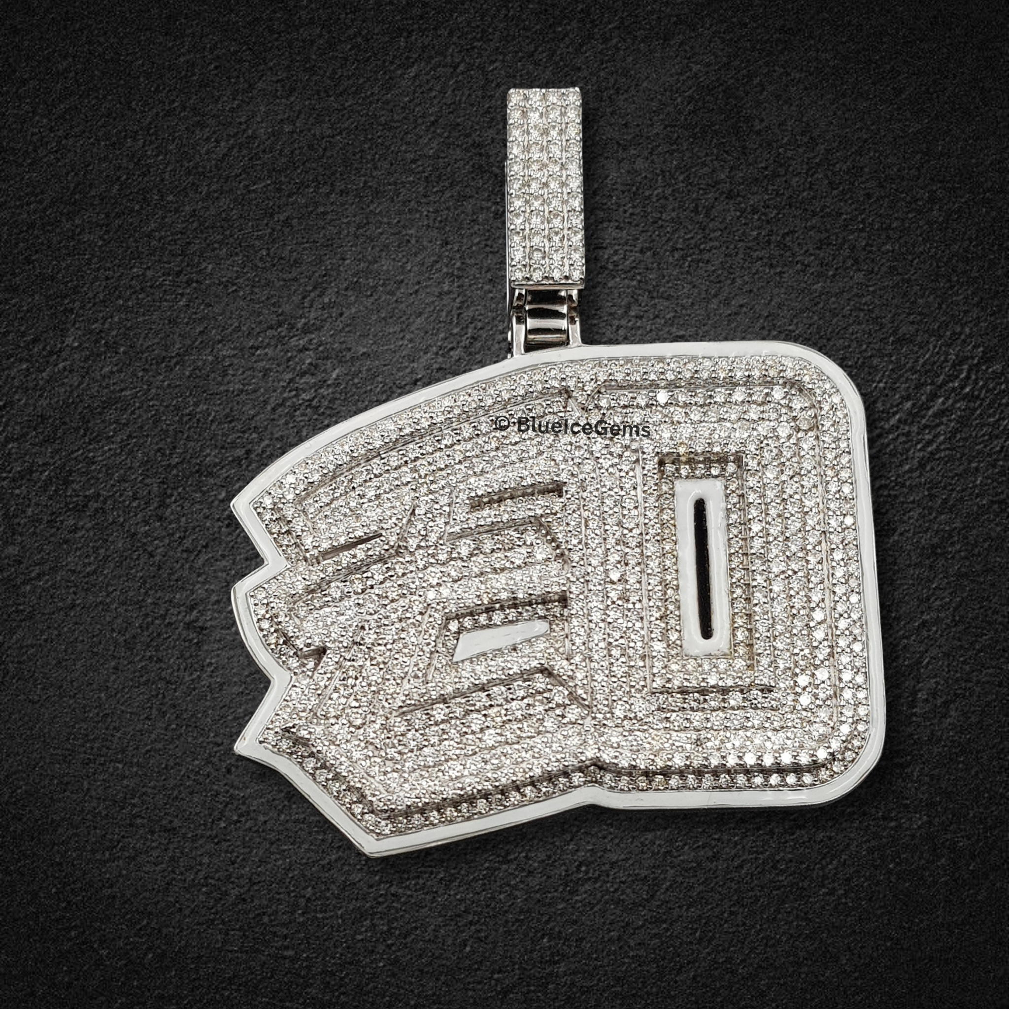 The "ED" Diamond Power Pendant