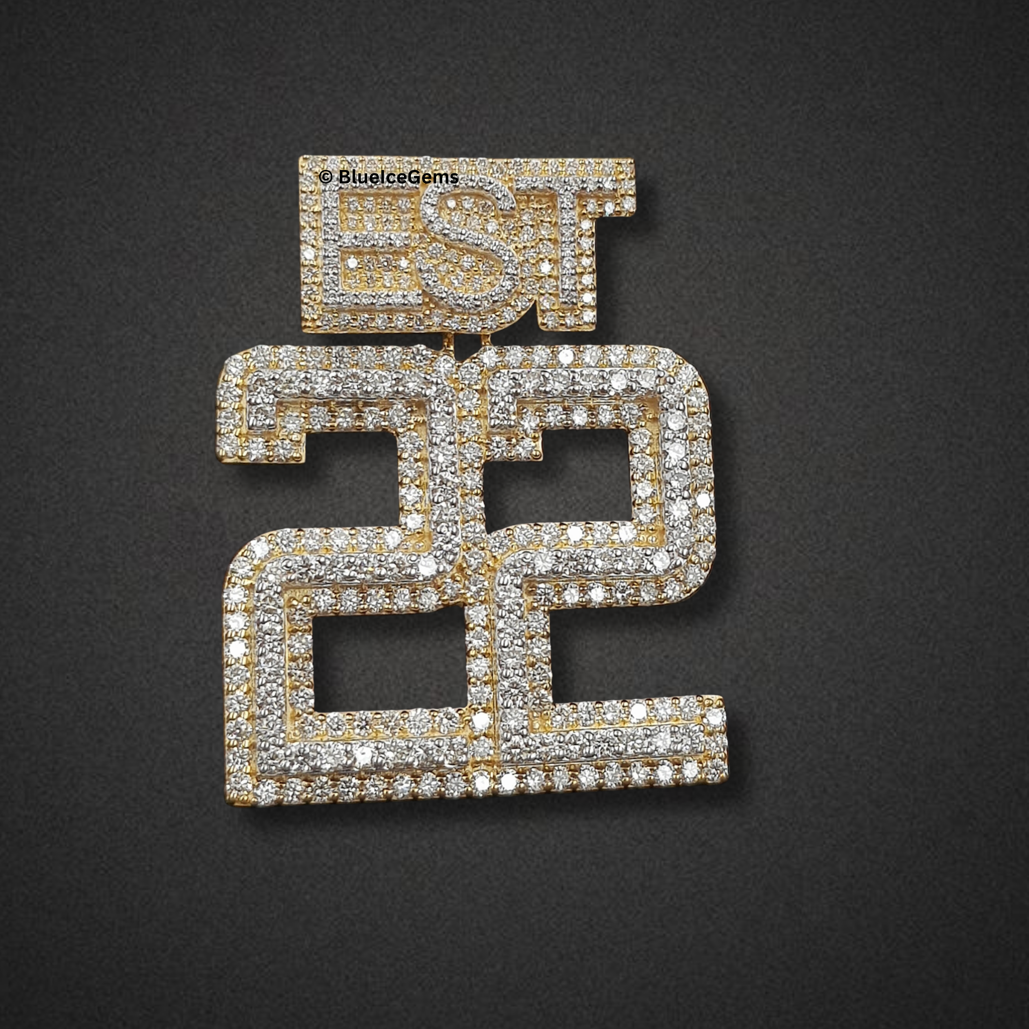 The "EST 22" Diamond Commemorative Pendant