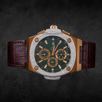 The "Emerald Horizon" Diamond Chronograph Watch