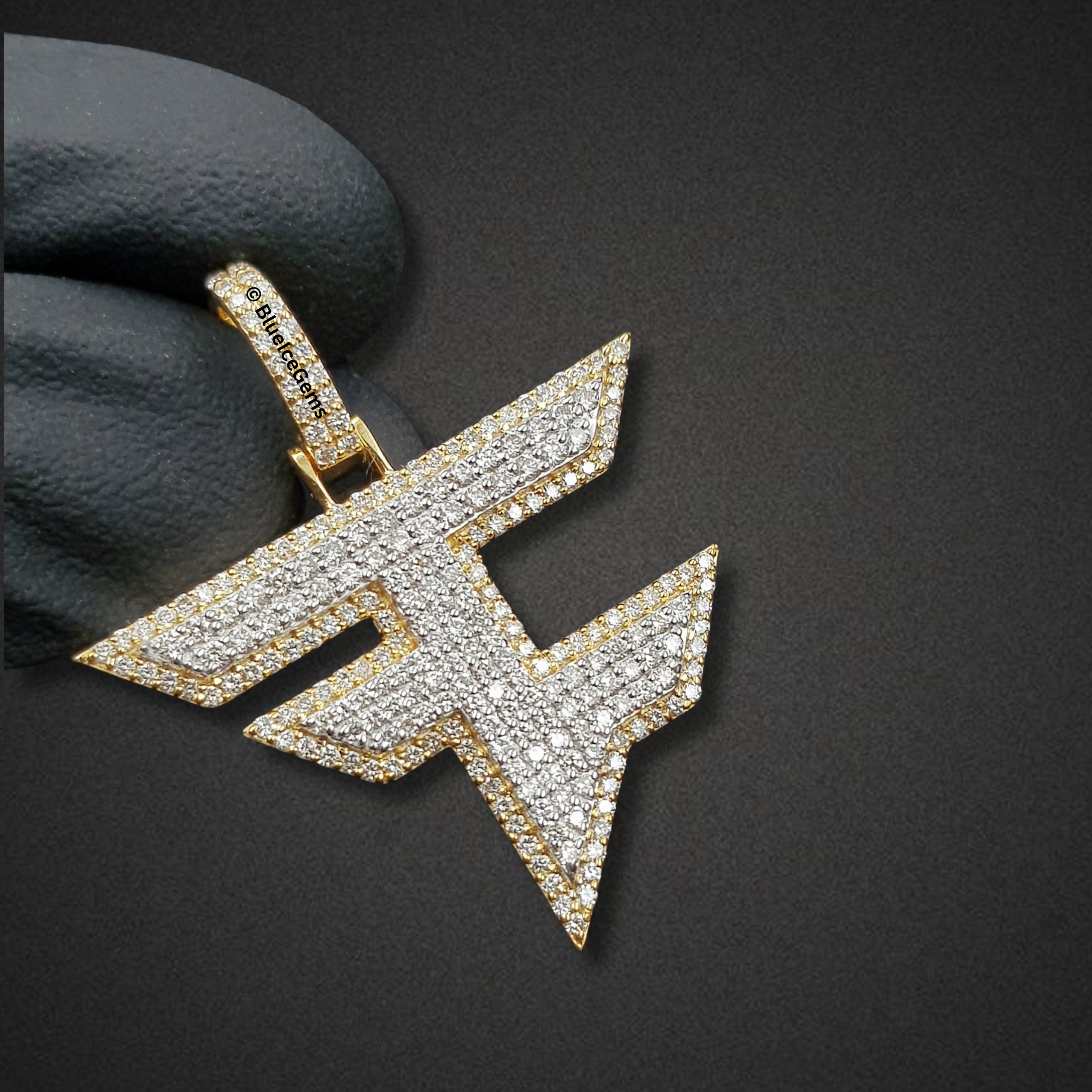 The "FaZe Clan" Diamond Emblem Pendant