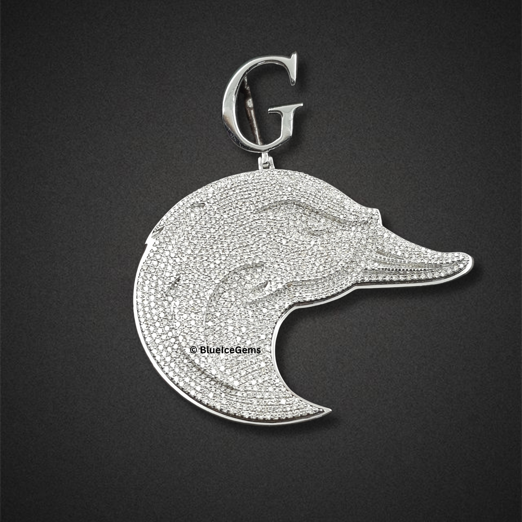 The "G-Duck" Diamond Medallion Pendant