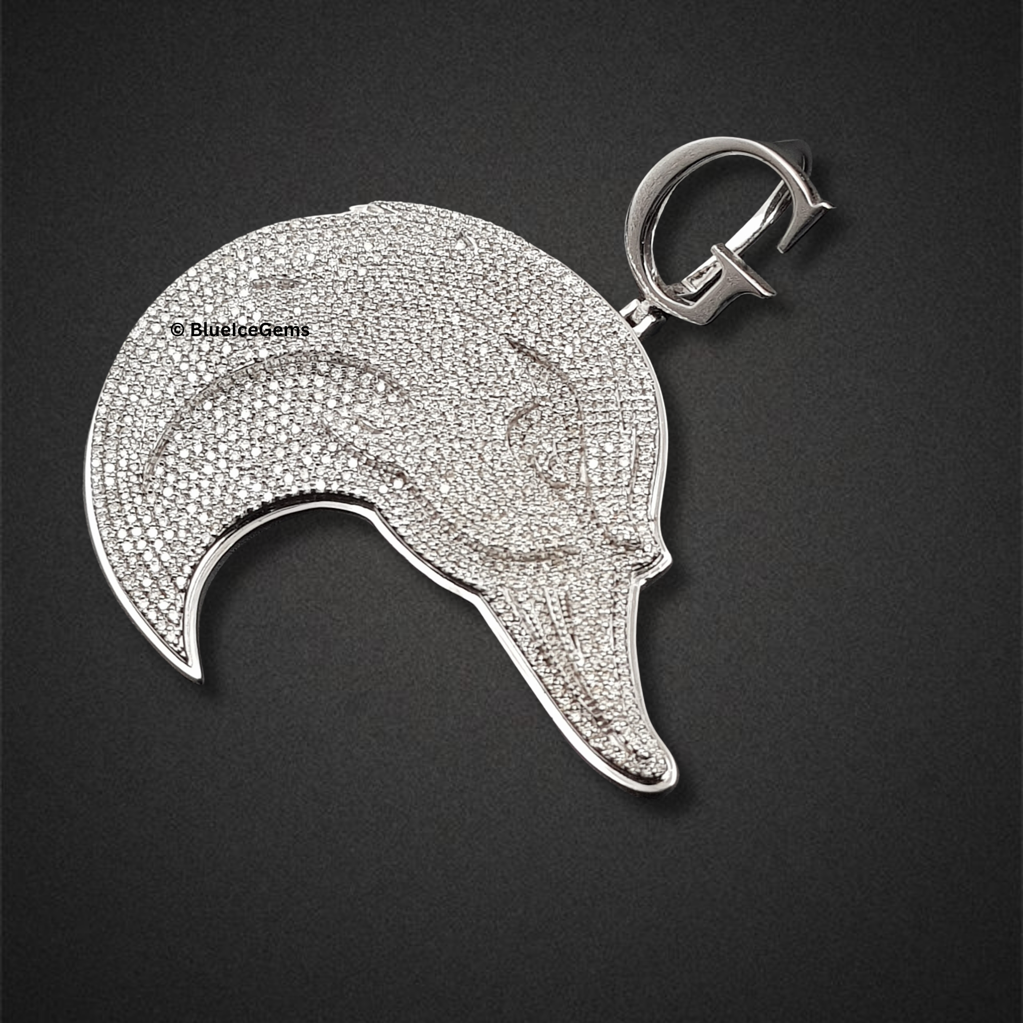 The "G-Duck" Diamond Medallion Pendant