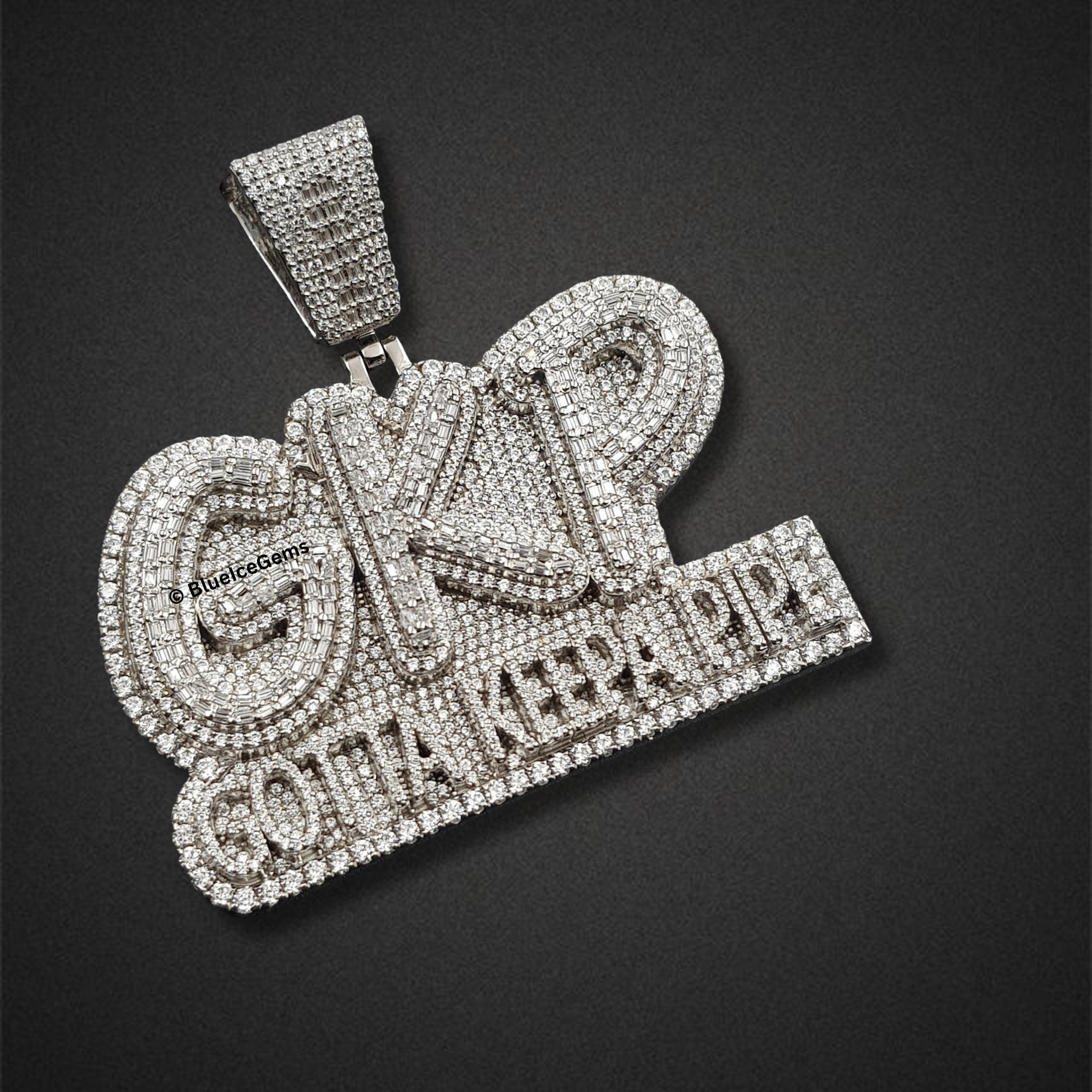 The "GKP - Gotta Keepa Pipe'" Diamond Statement Pendant