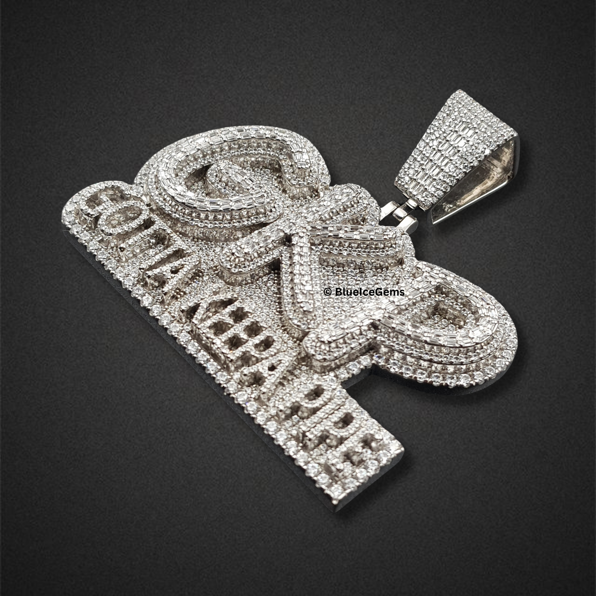 The "GKP - Gotta Keepa Pipe'" Diamond Statement Pendant