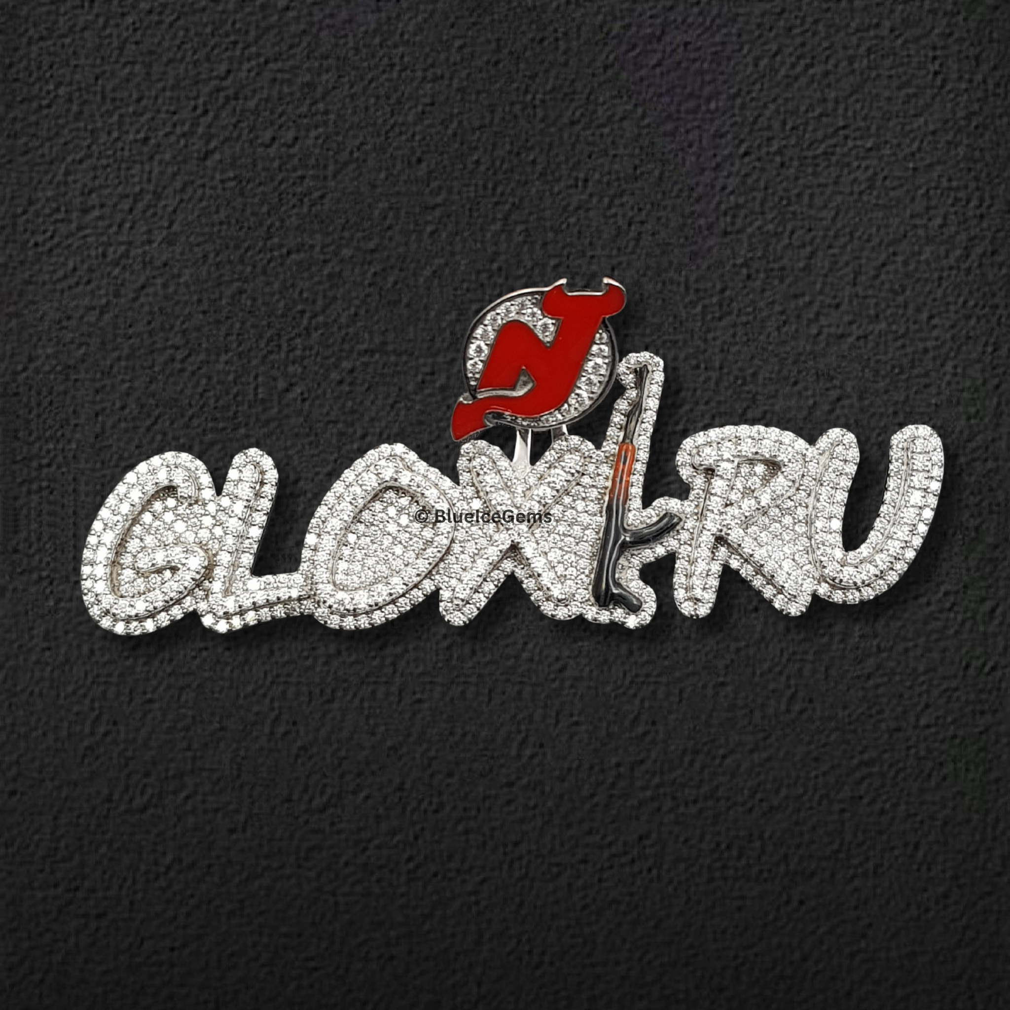 The "GLOXRU" Red Devil Diamond Pendant
