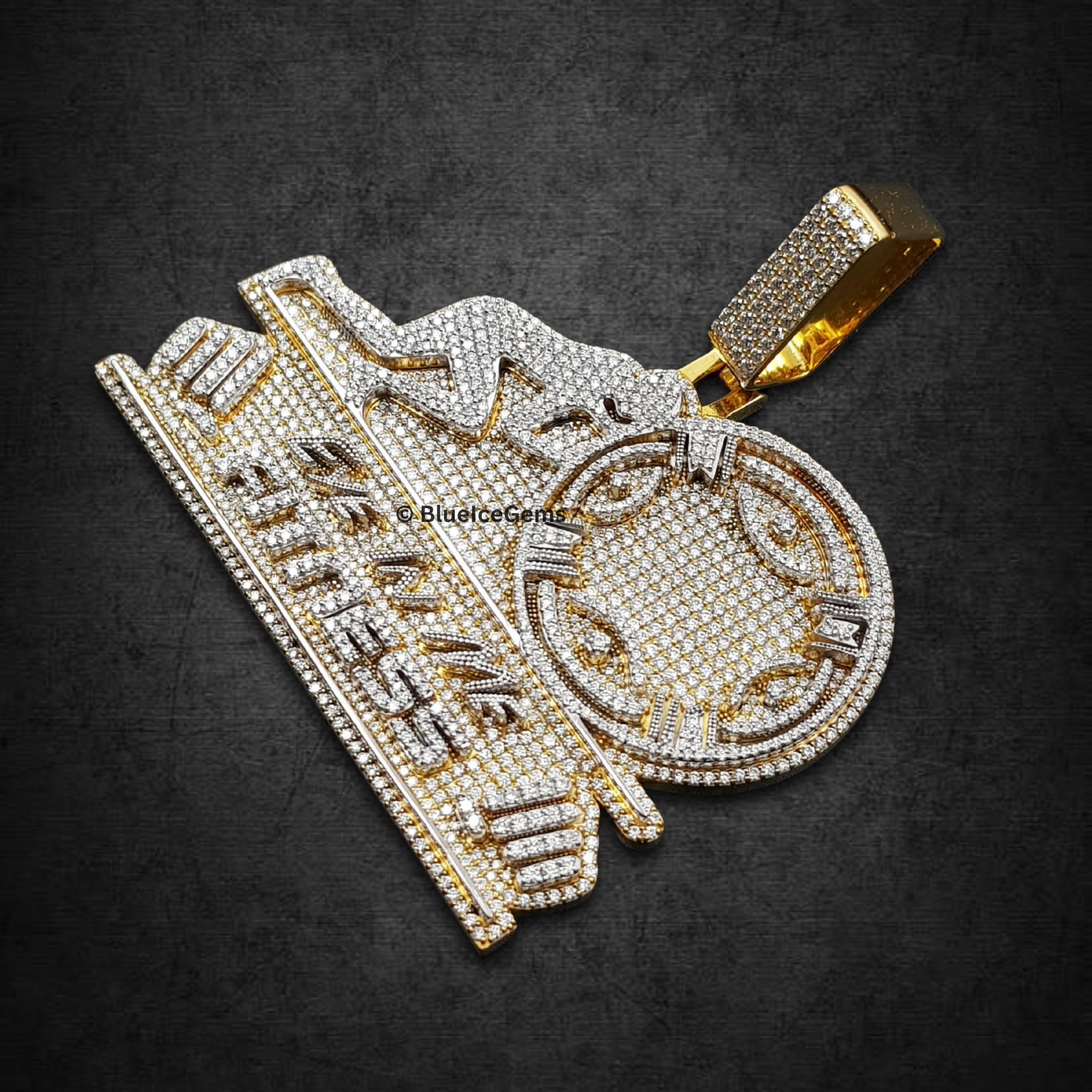 The "Gainz & Fitness" Diamond Power Pendant