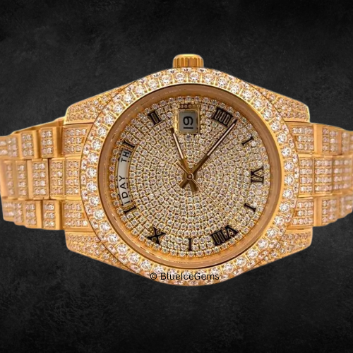 The "Golden Avalanche" Diamond Pave Watch