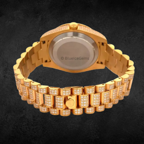 The "Golden Avalanche" Diamond Pave Watch