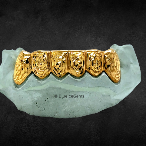 The "Golden Nugget" Textured Grillz
