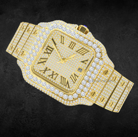 The "Icy Sentinel" Diamond Watch