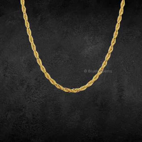 The "Golden Twist" Rope Chain