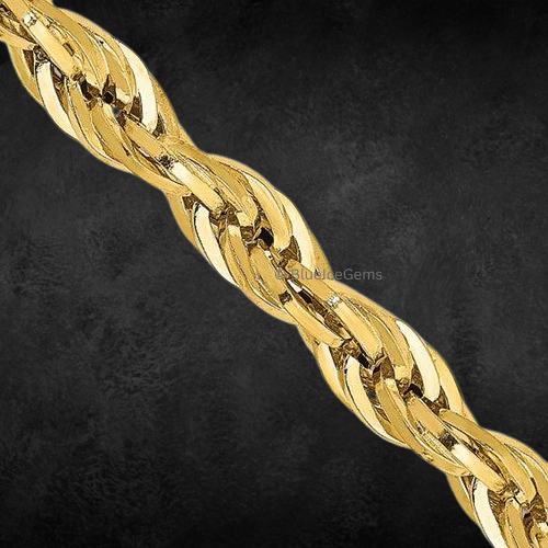 The "Golden Twist" Rope Chain