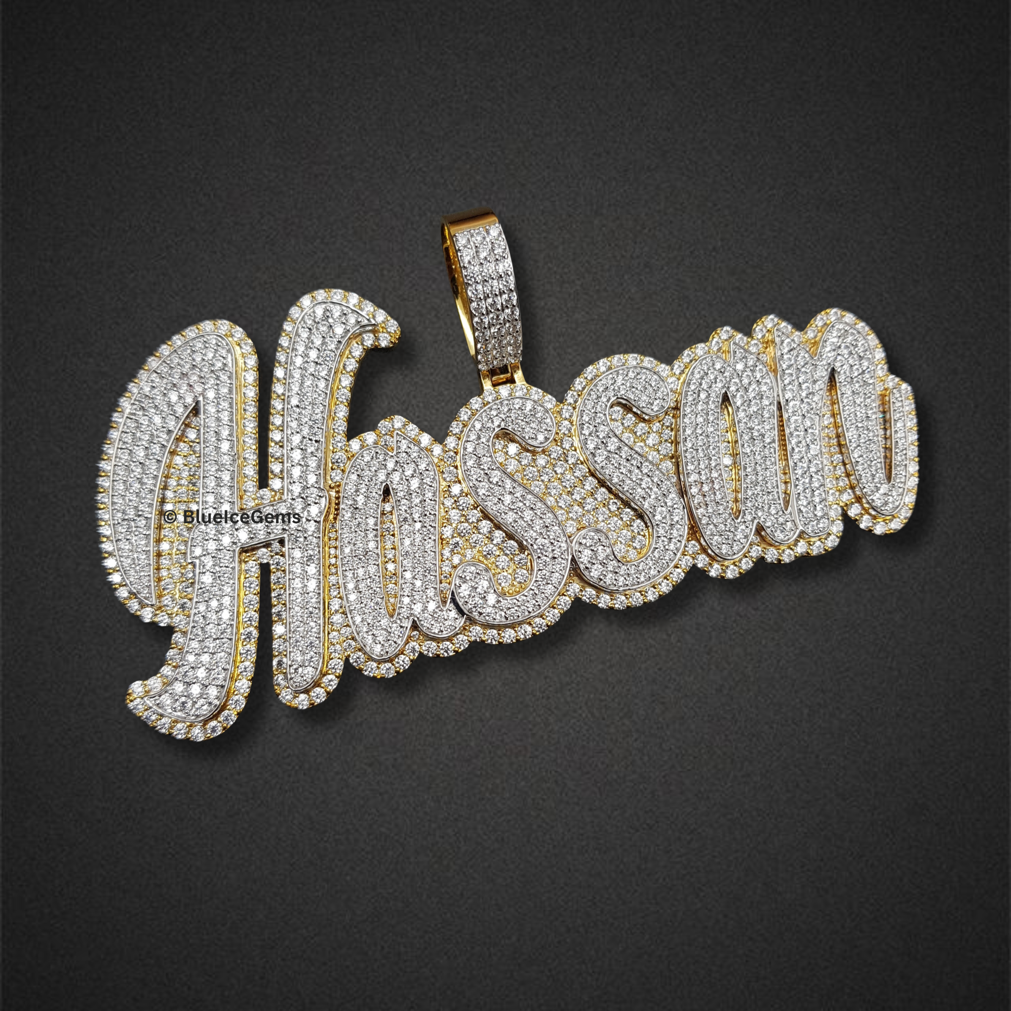 The "Hassan" Diamond Signature Pendant